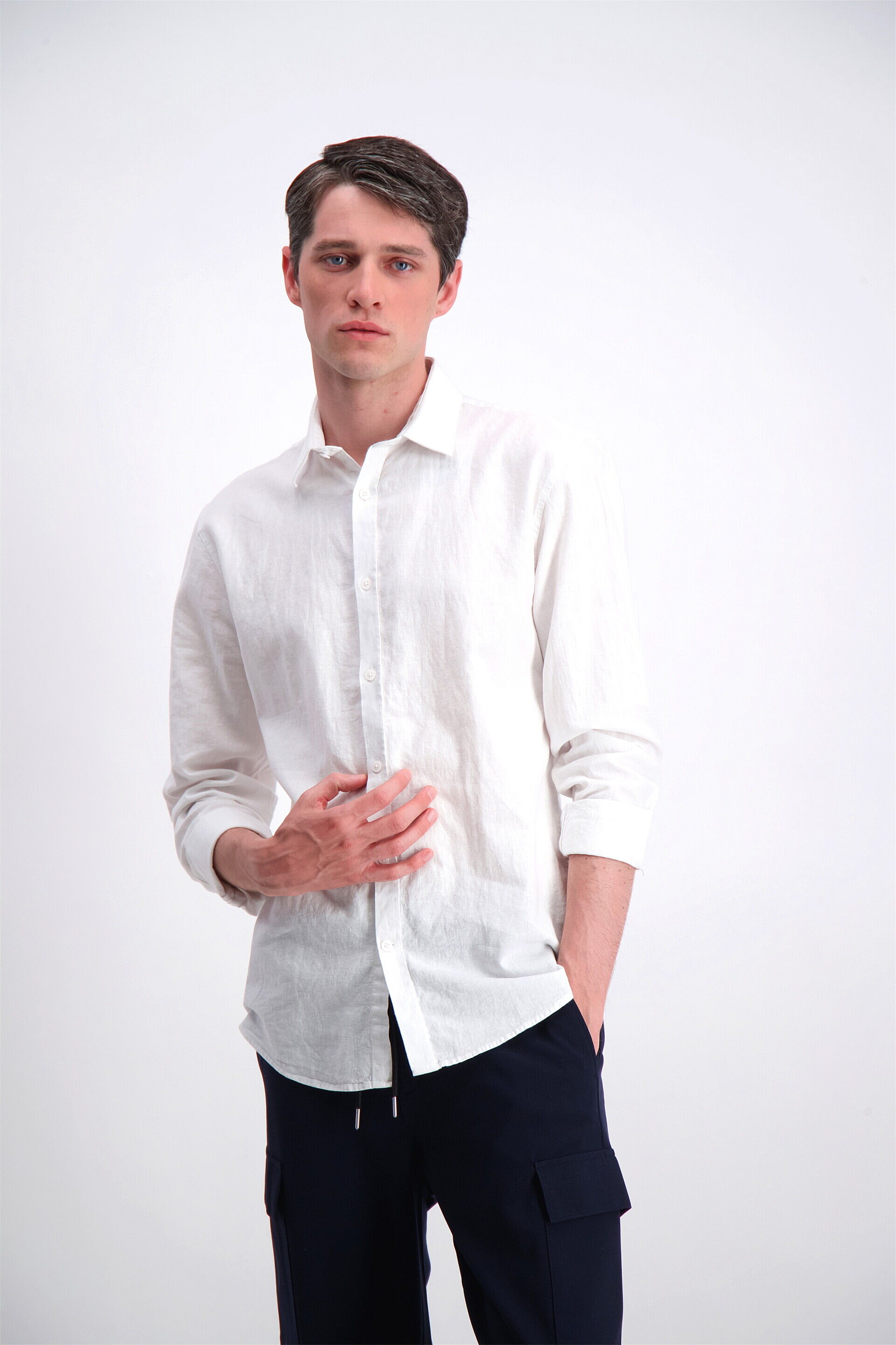 Linen shirt Linen shirt White 30-203188