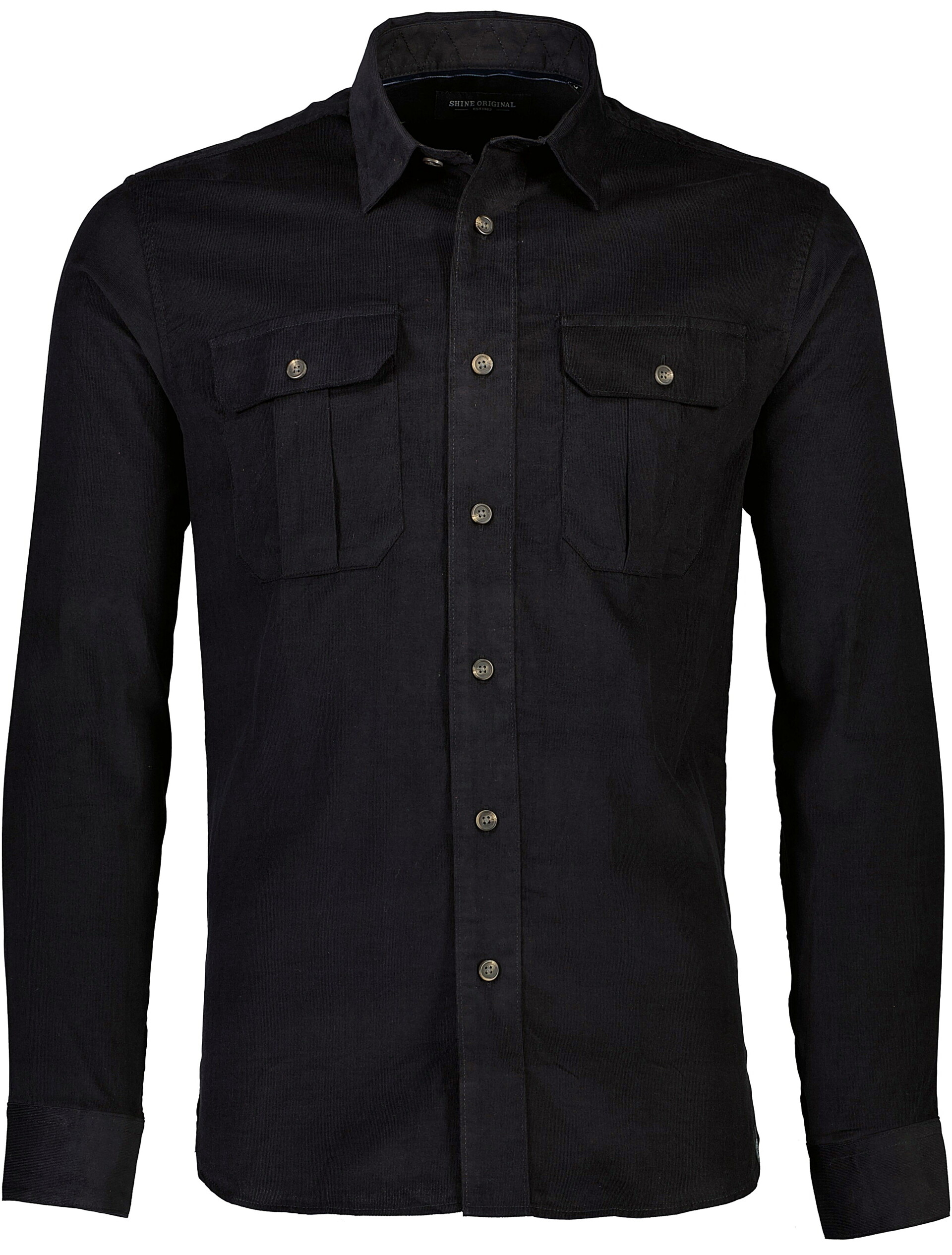 Shine Original Fløjlsskjorte sort / black