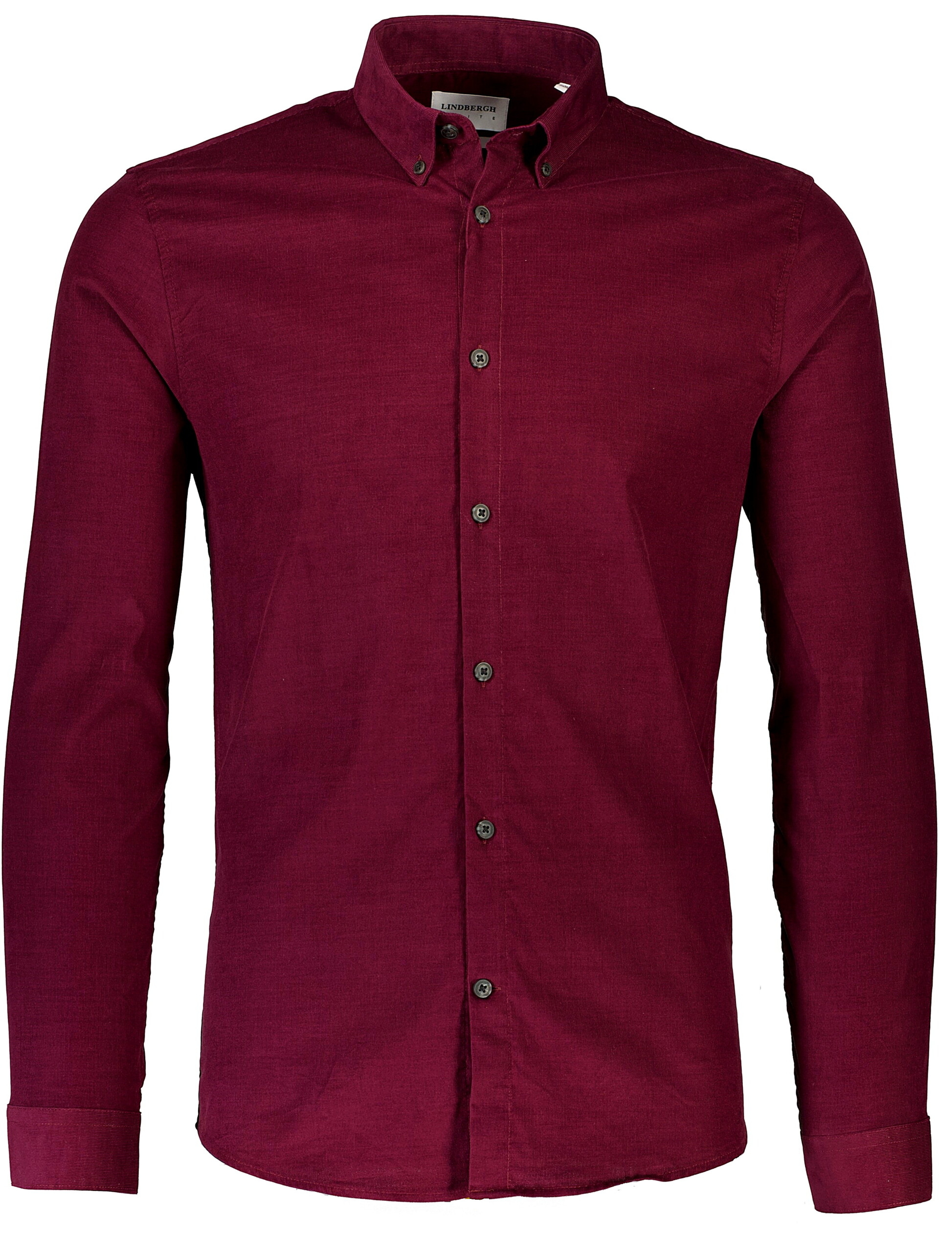 Lindbergh Manchesterskjorta röd / burgundy