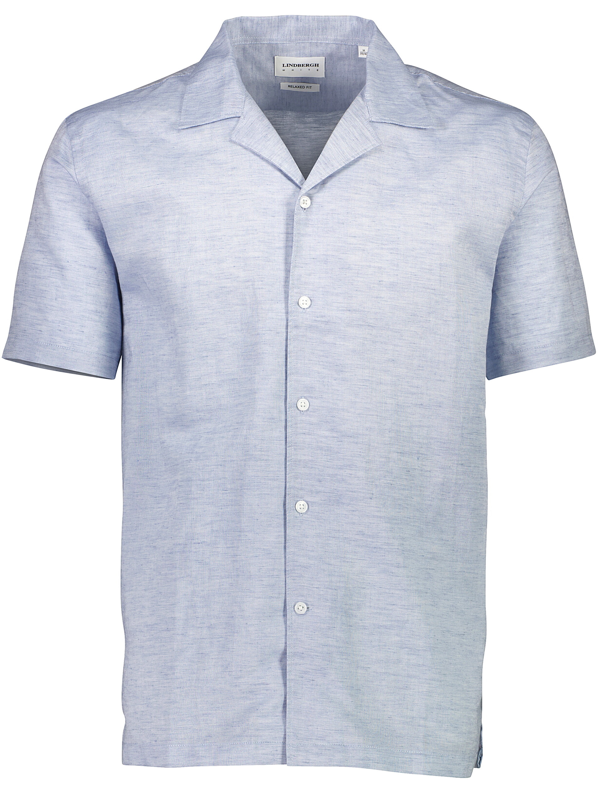 Lindbergh Linen shirt blue / light blue
