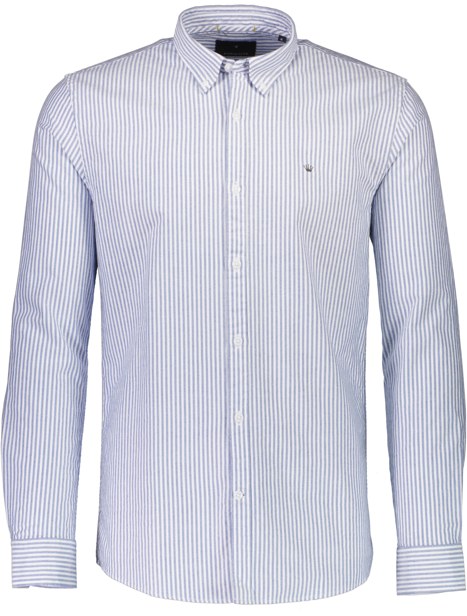 Junk de Luxe Oxford shirt blue / navy stripe
