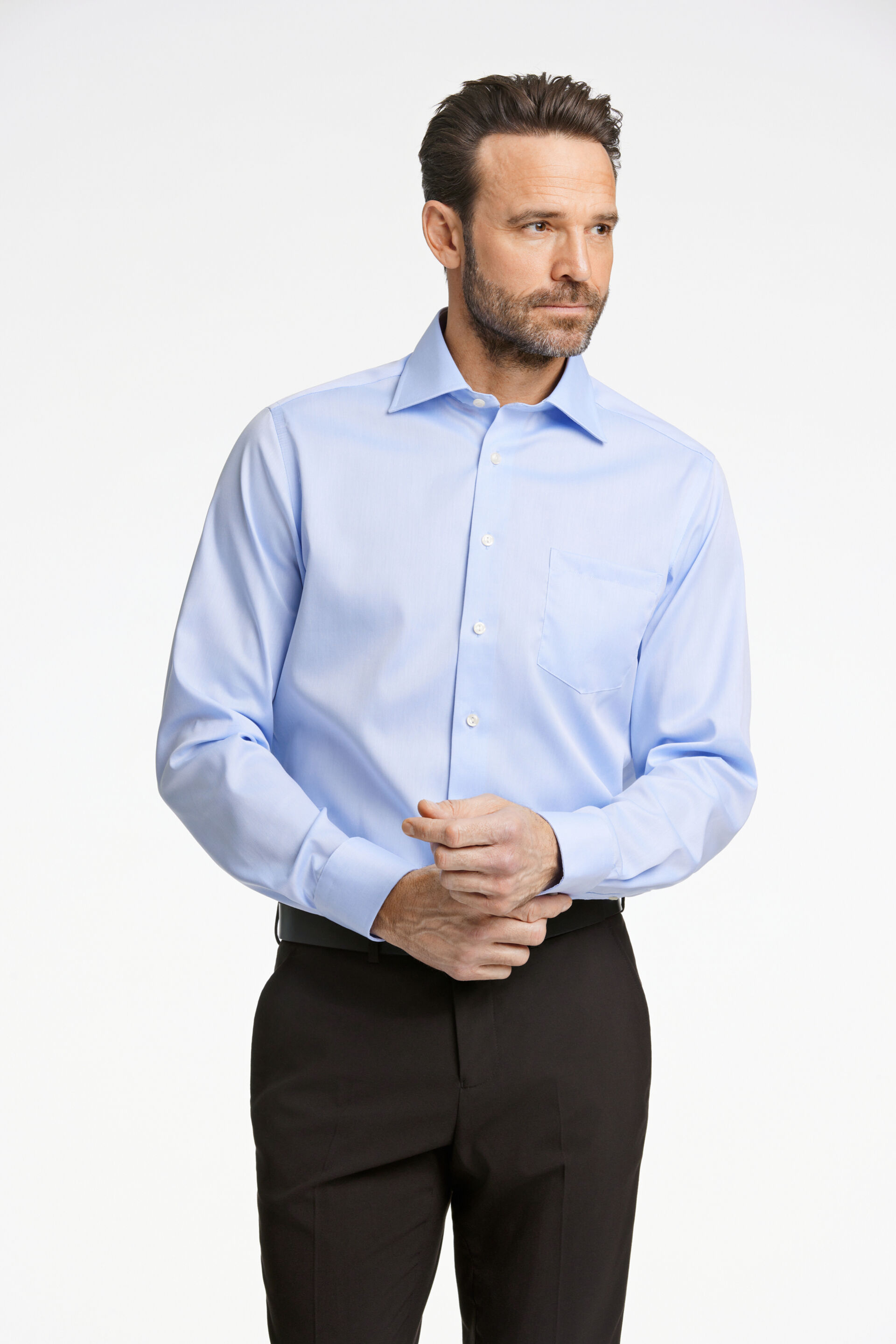 Morgan  Business casual skjorte Blå 75-29110B