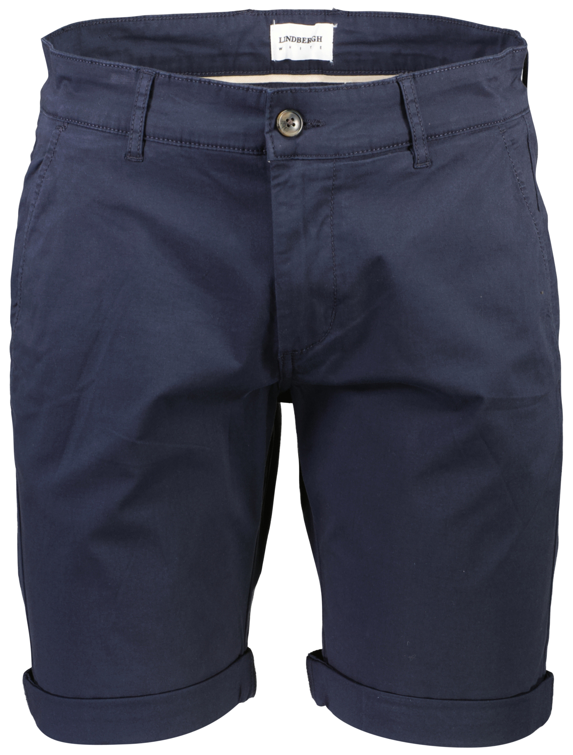 Lindbergh Chino shorts blue / dk navy