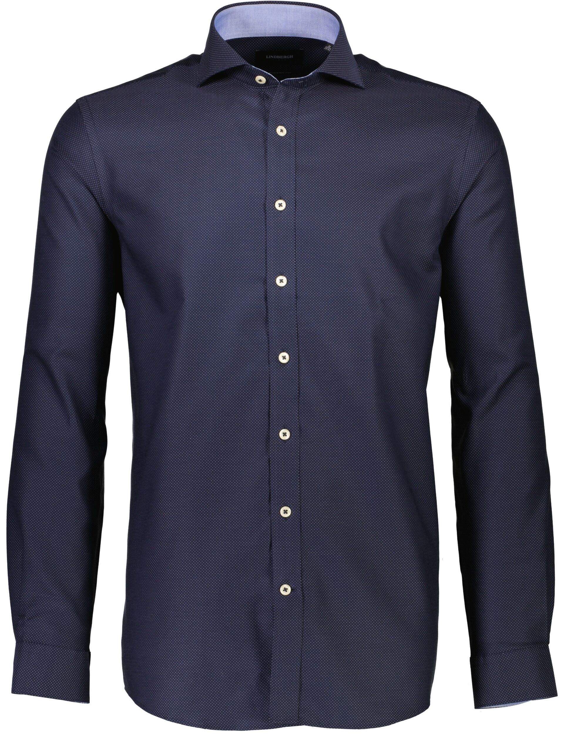 Business casual overhemd Business casual overhemd Blauw 30-241014