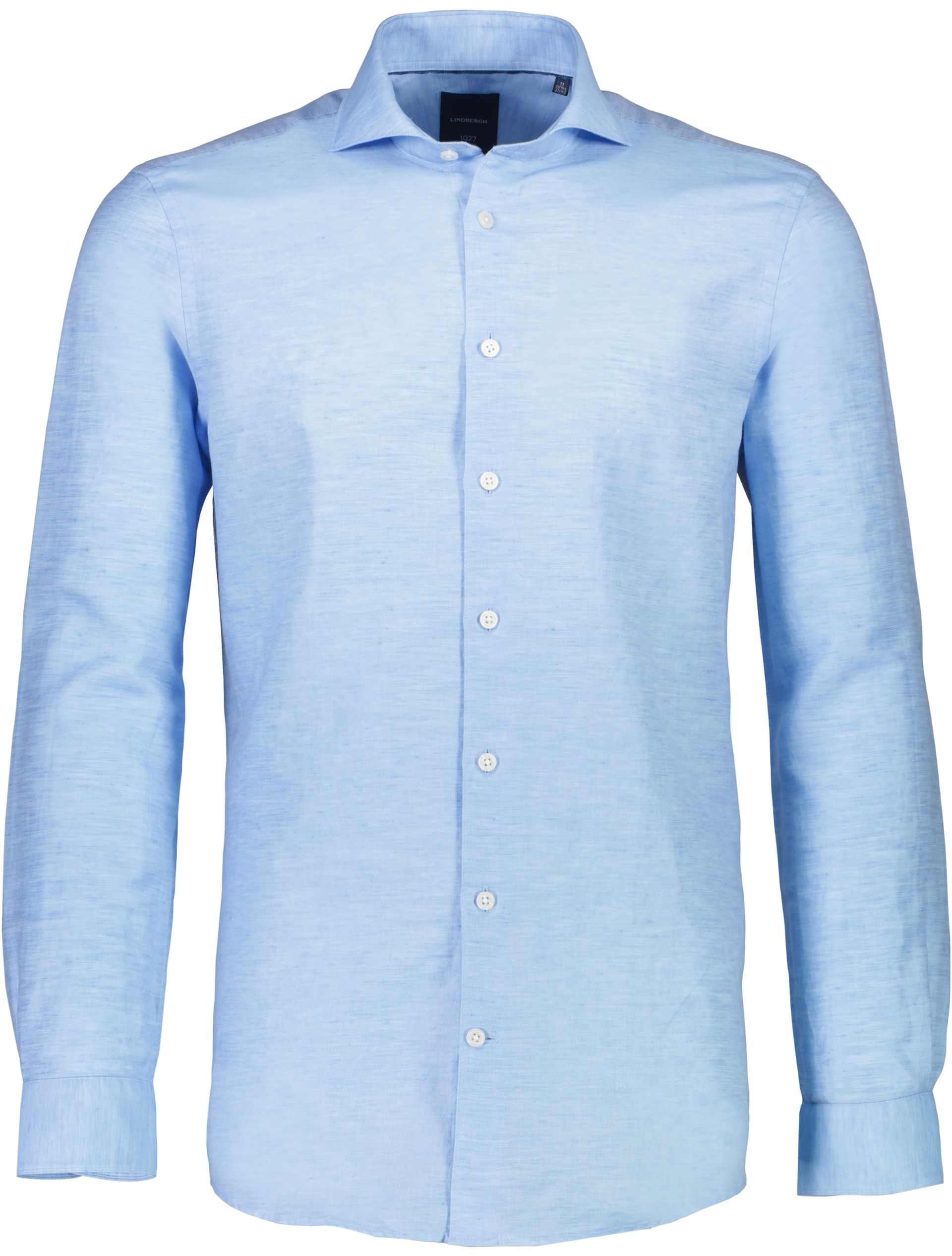 Lindbergh Linen shirt blue / light blue