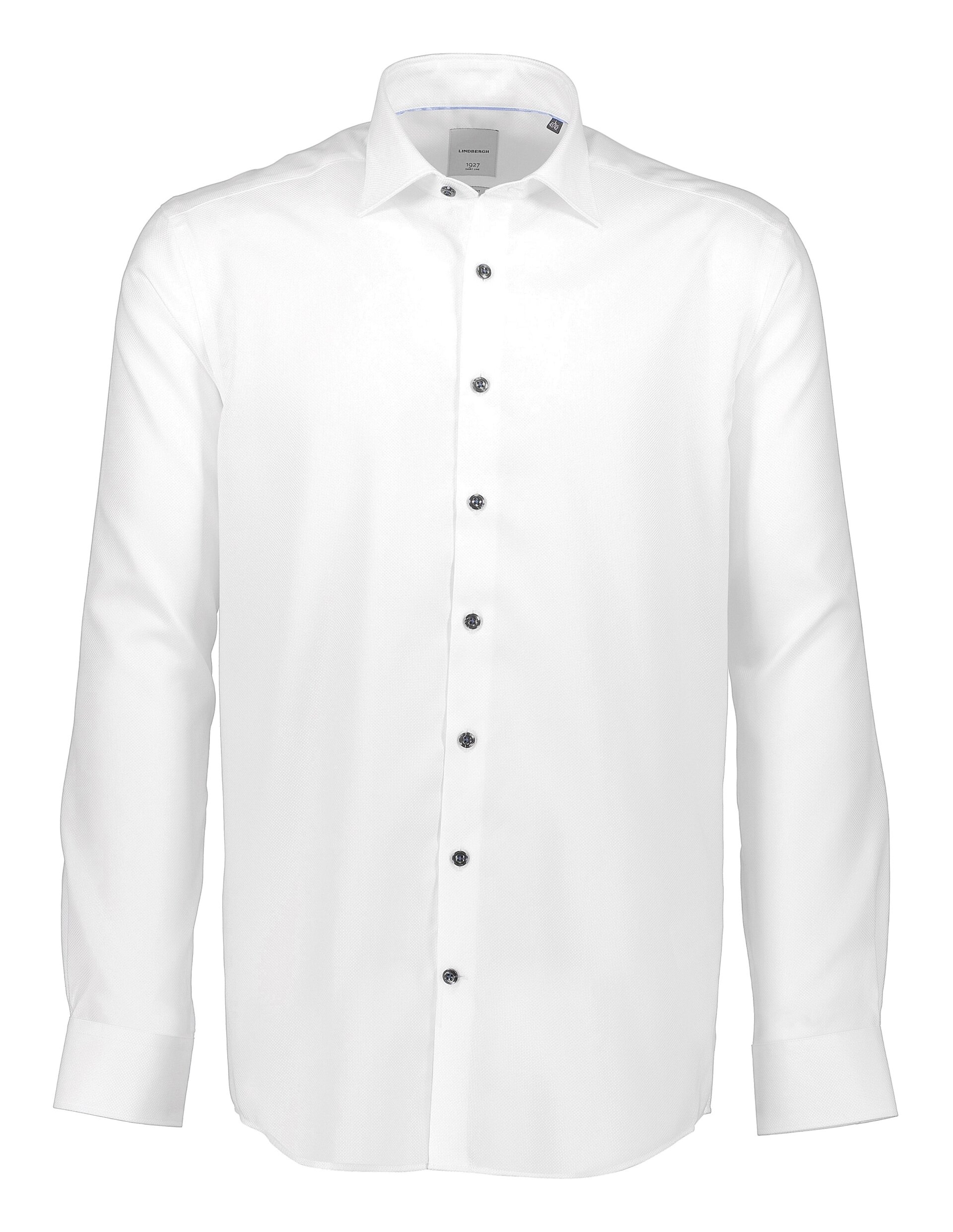 Lindbergh Business casual overhemd wit / white
