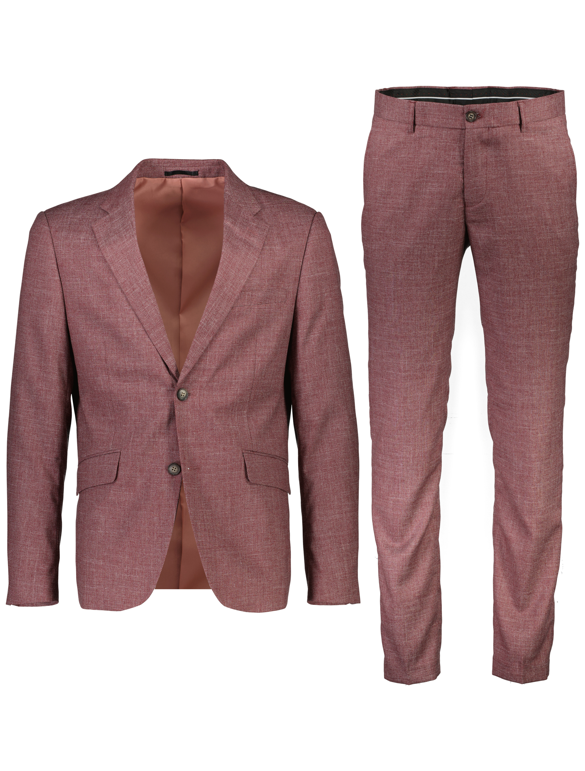 Lindbergh Suit red / dusty rose