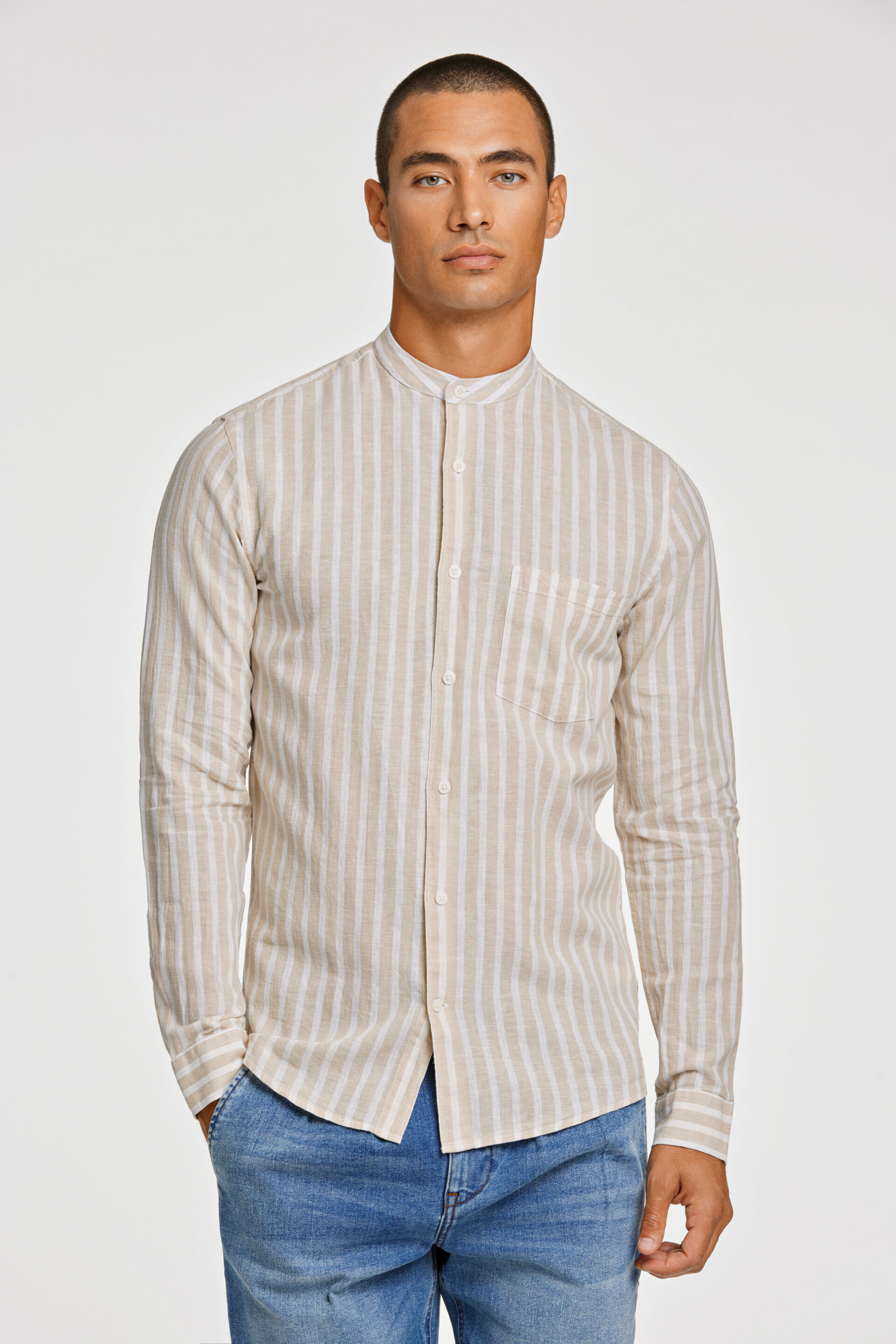 Linen shirt Linen shirt Sand 30-203492