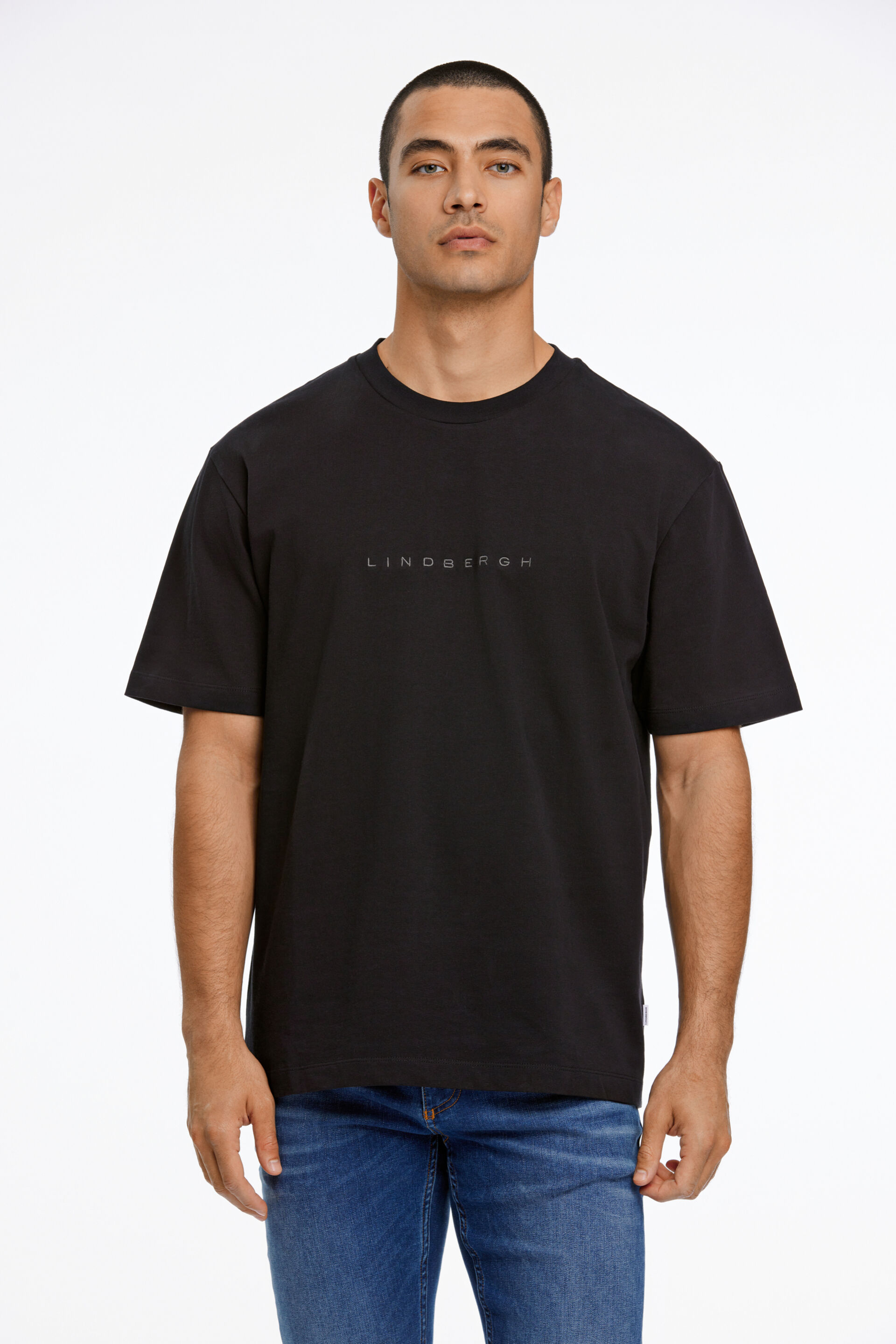 Lindbergh  T-shirt Sort 30-400120B