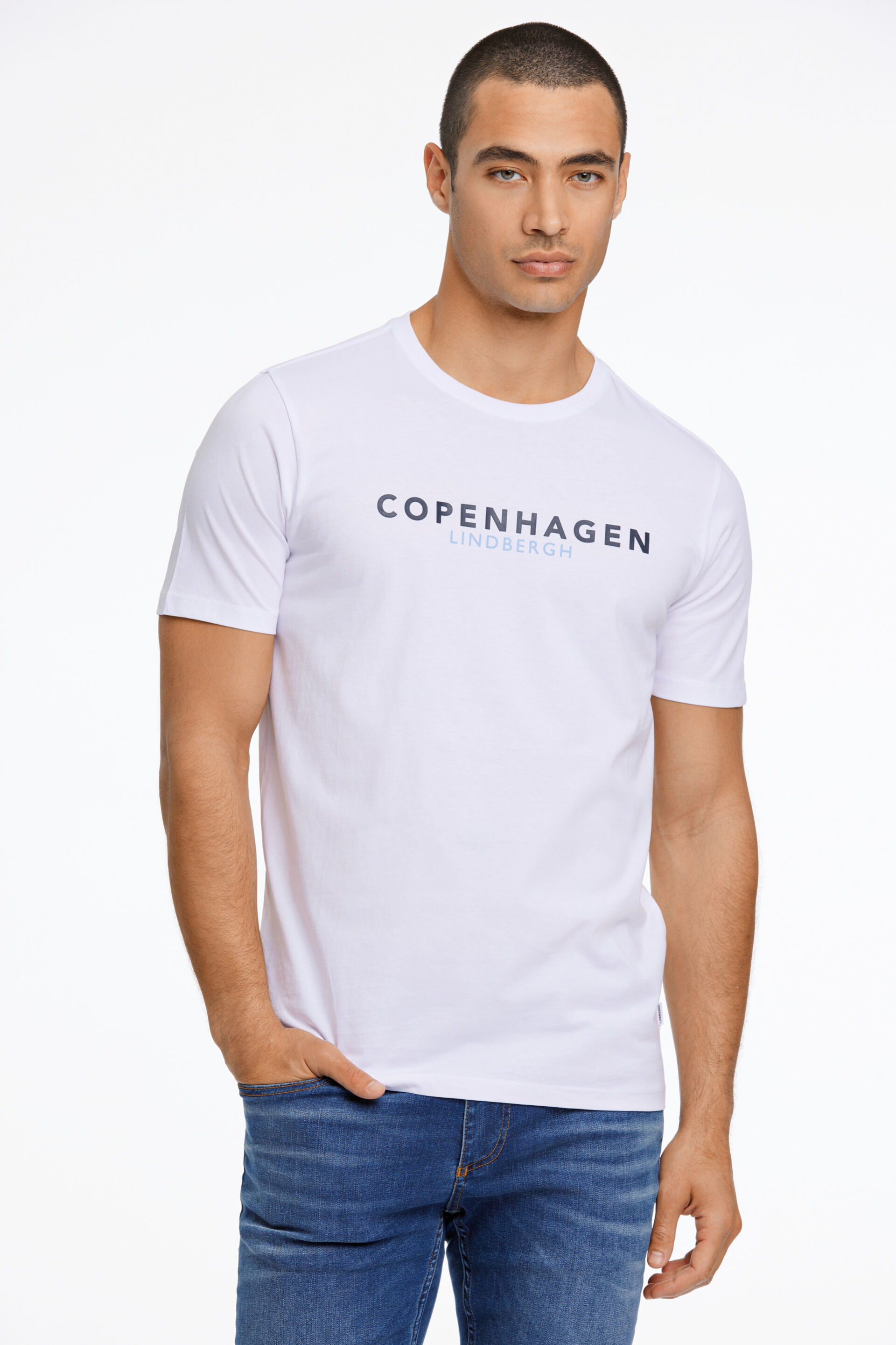 Lindbergh  T-shirt Hvid 30-400200