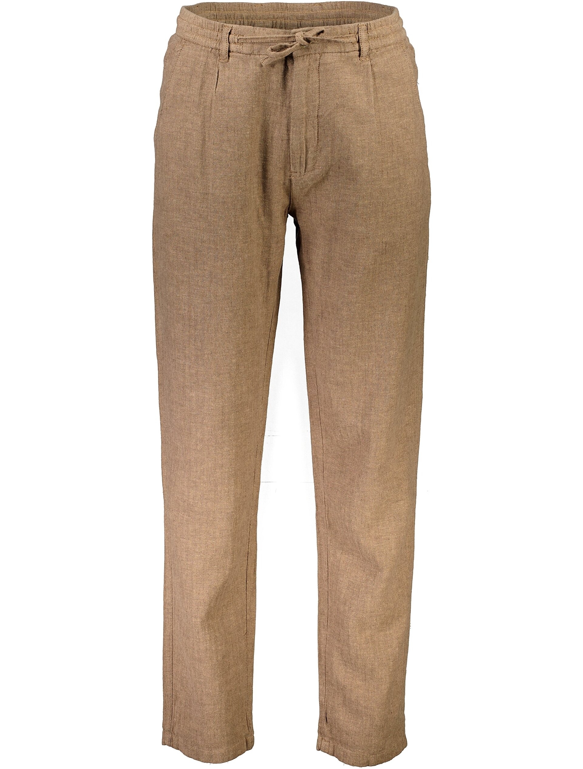 Lindbergh Linen pants grey / dk stone