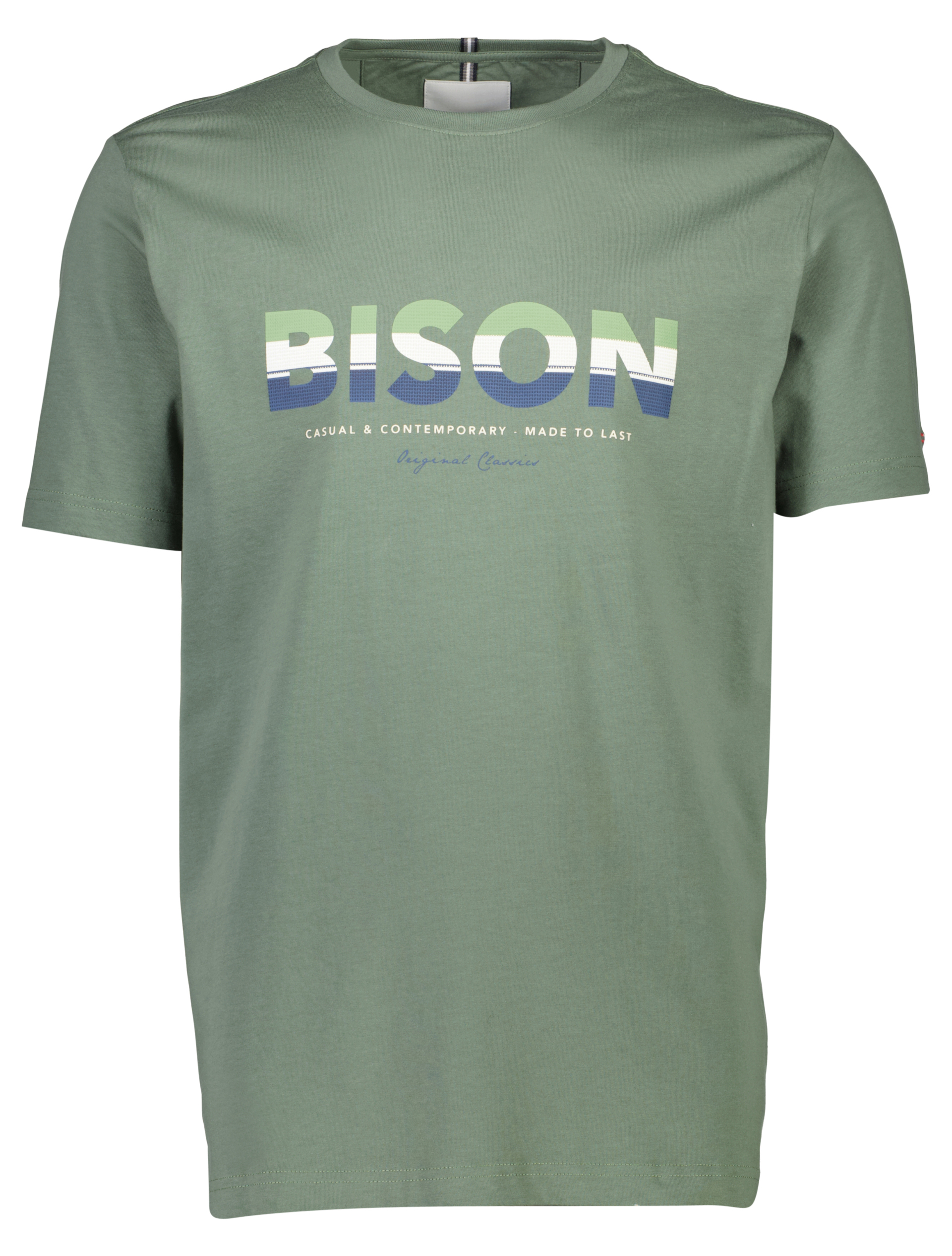 Bison T-shirt grøn / green