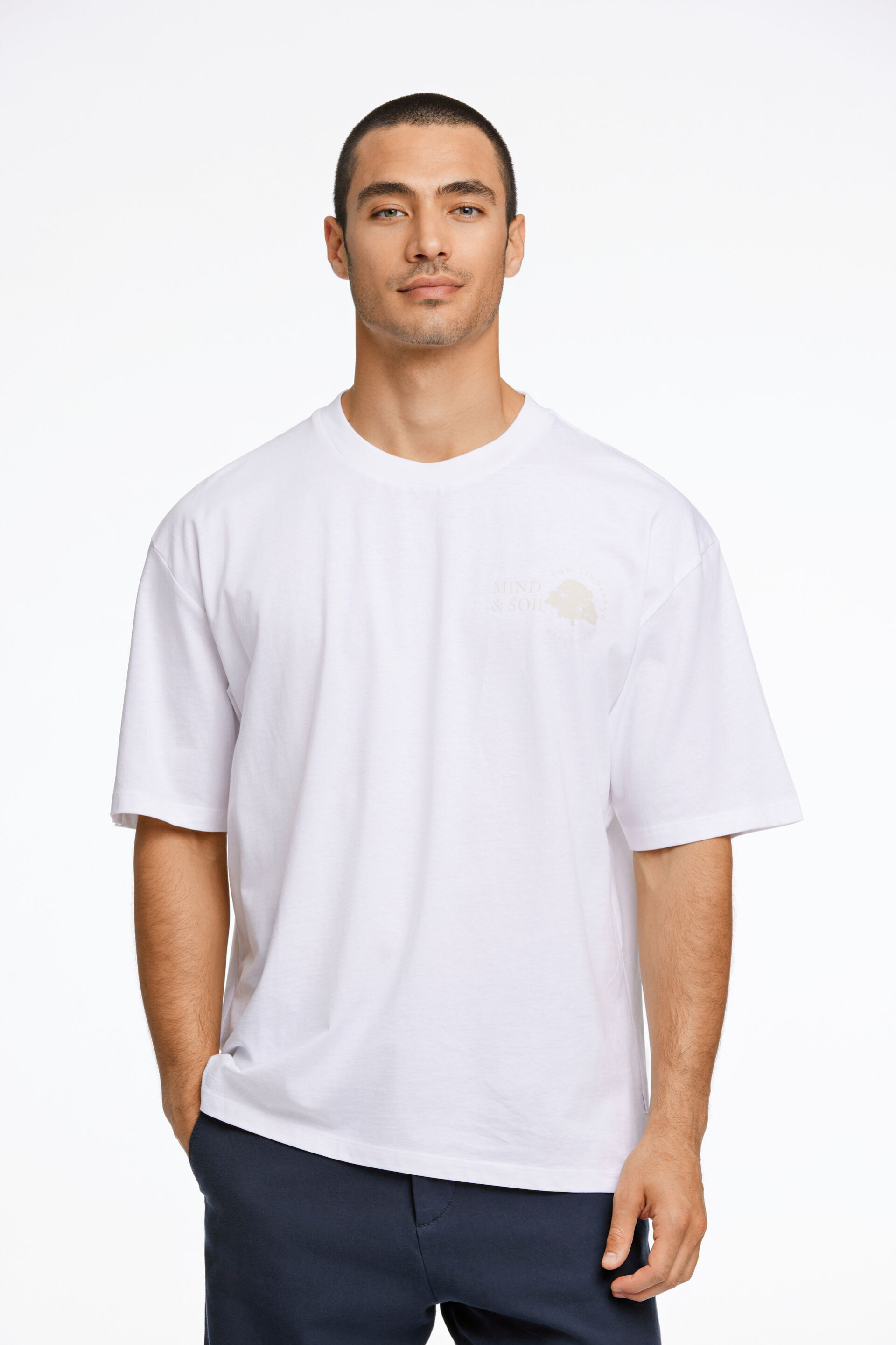 Lindbergh  T-shirt Hvid 30-400207