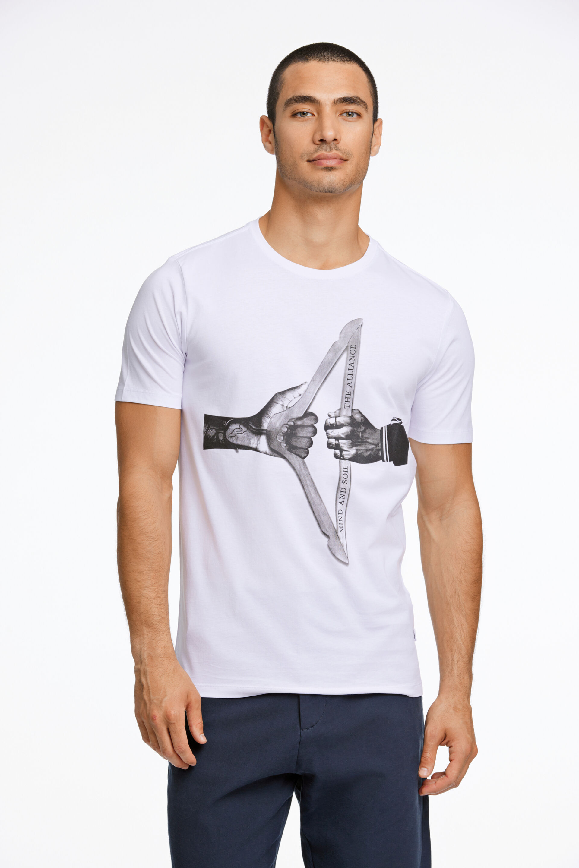 Lindbergh  T-shirt Hvid 30-400209