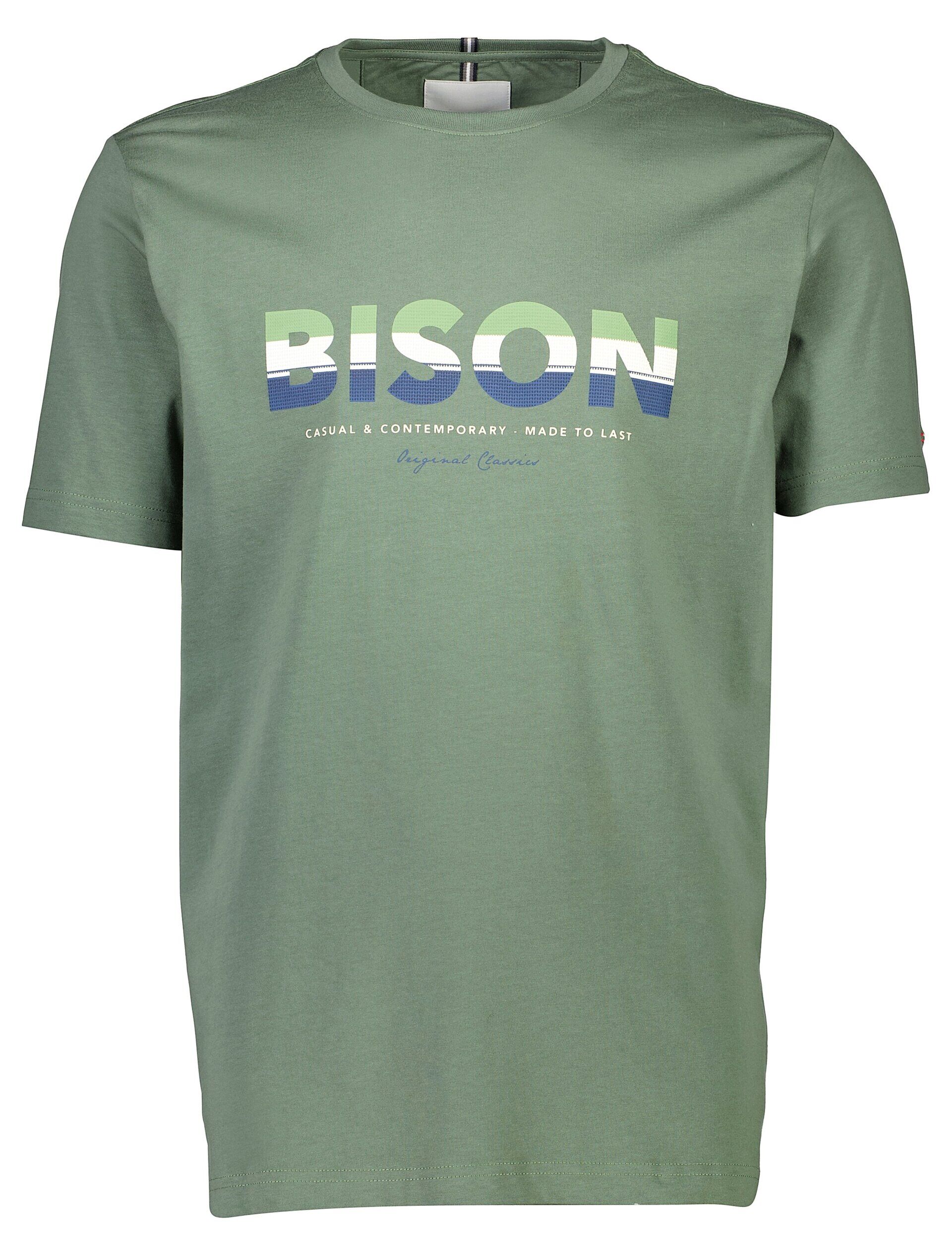 Bison  T-shirt Grøn 80-400113PLUS
