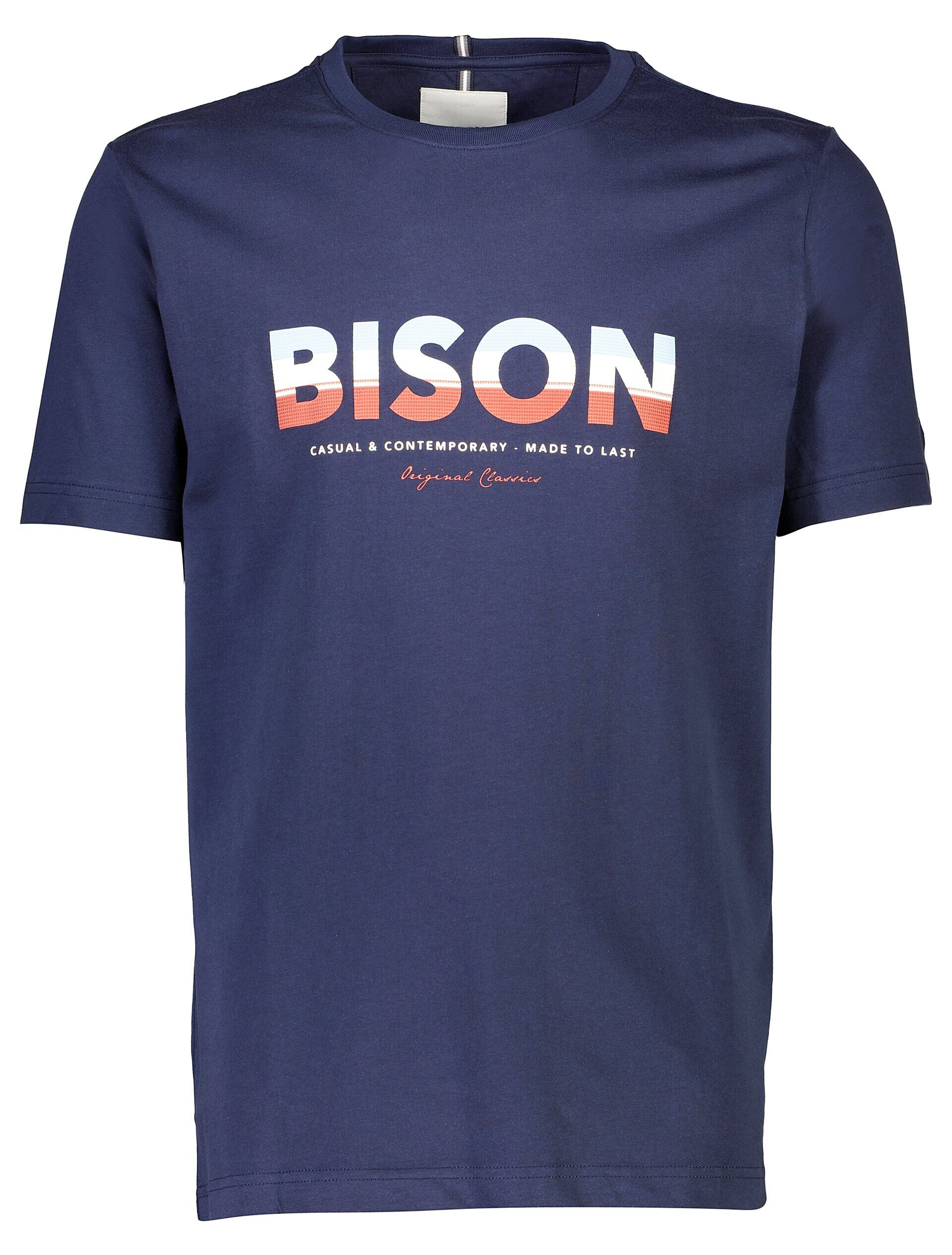 Bison  T-shirt Blå 80-400113PLUS