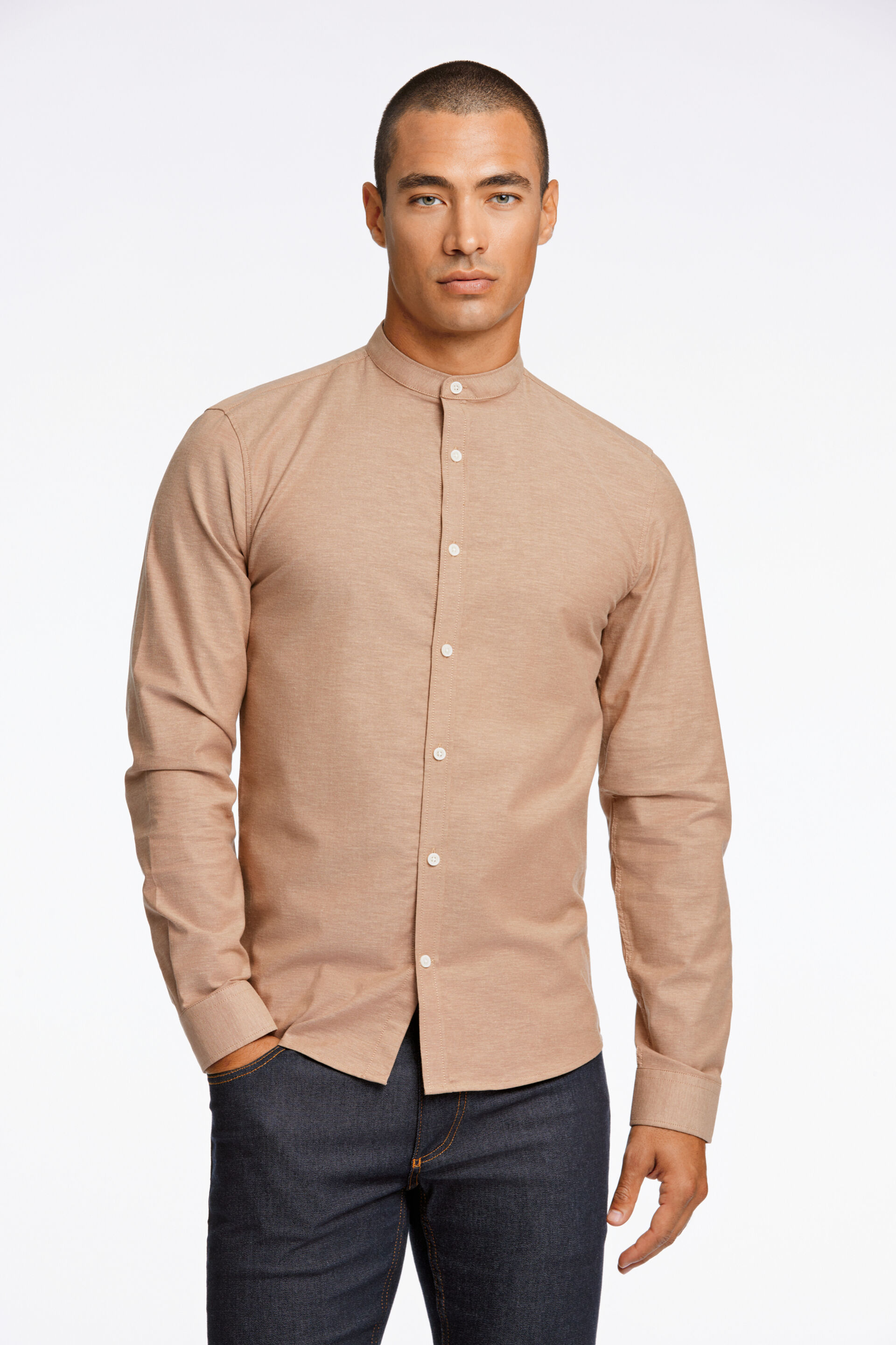 Oxford shirt Oxford shirt Brown 30-203174A