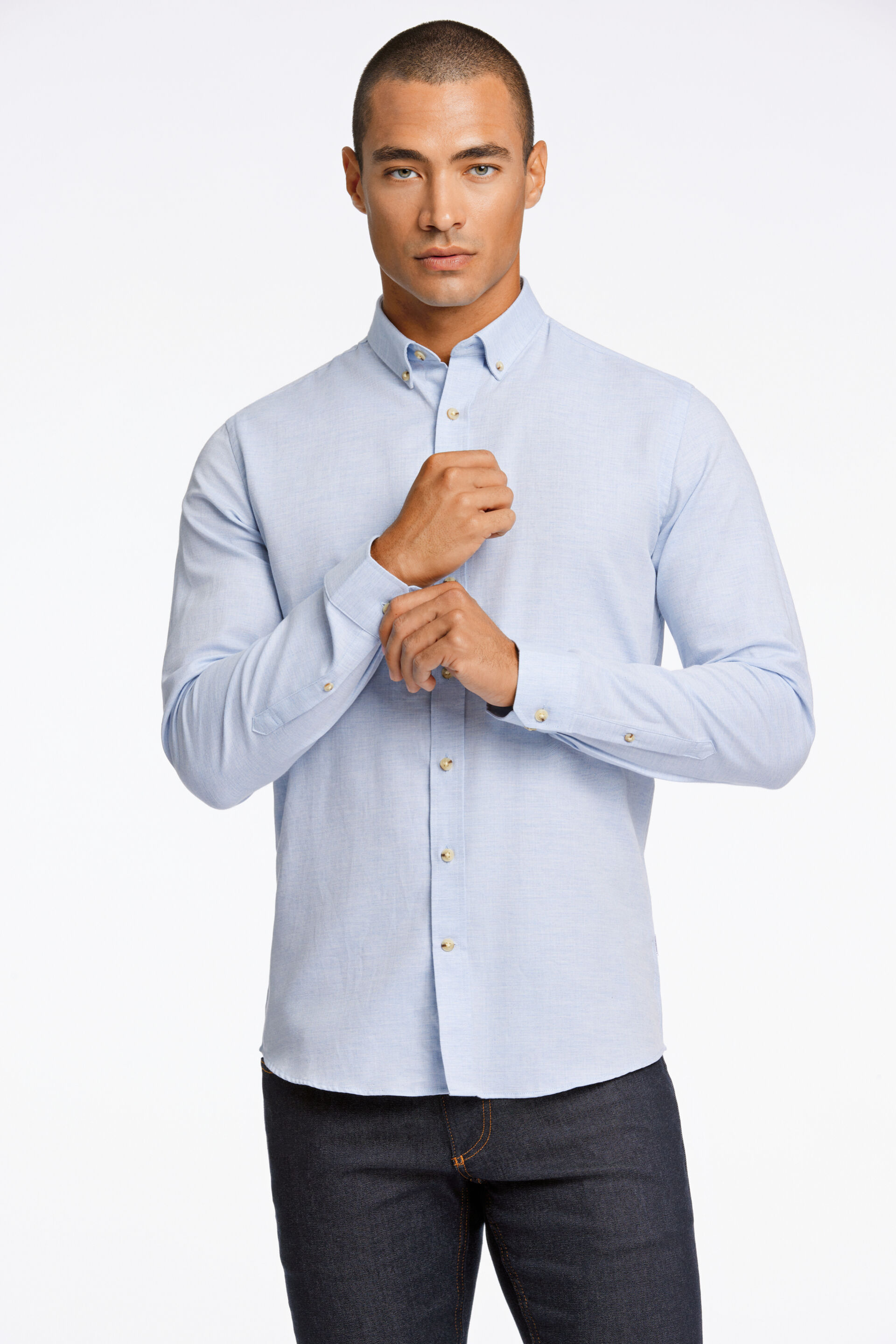Casual skjorte Casual skjorte Blå 30-203524