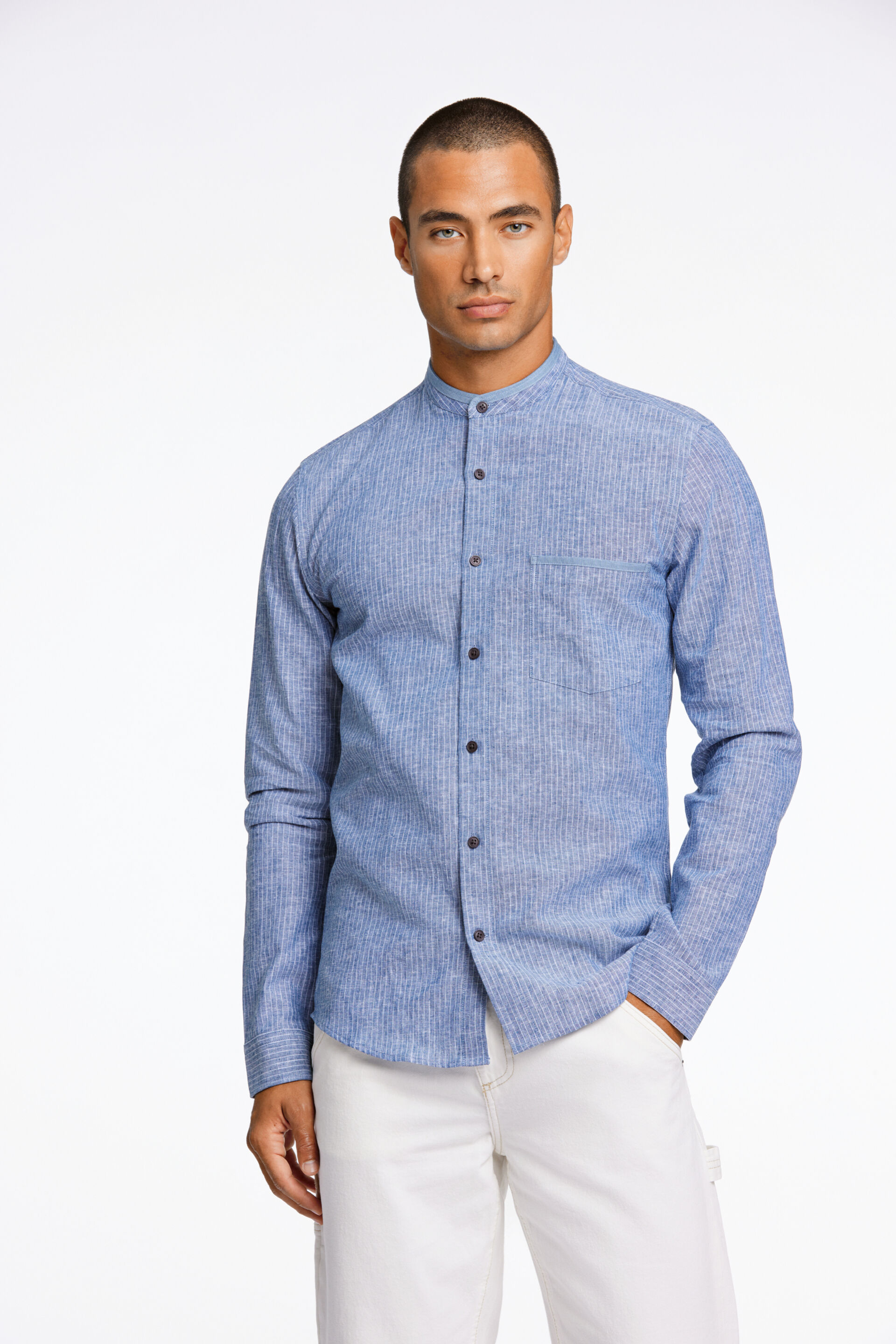 Linen shirt Linen shirt Blue 30-203544