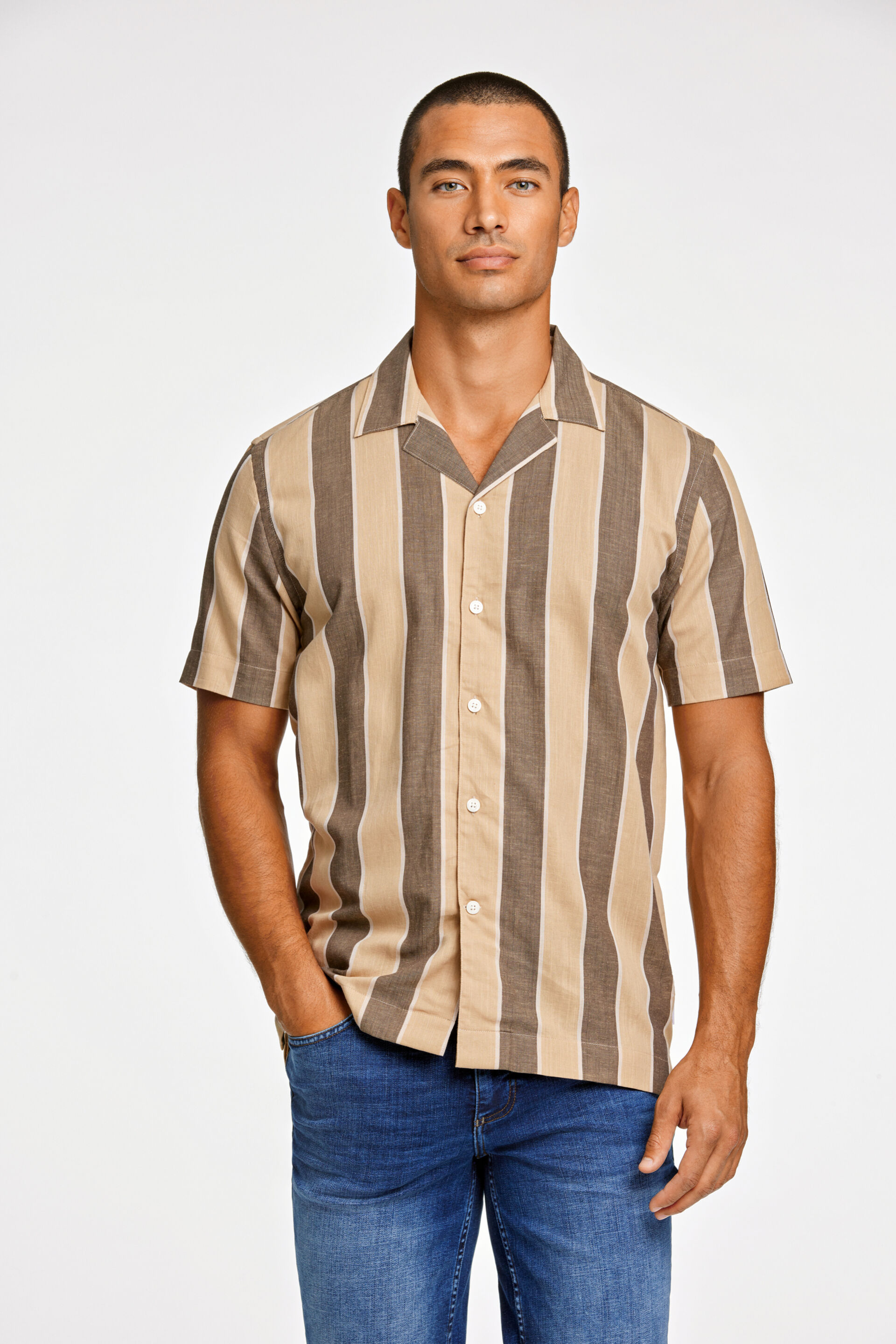 Linen shirt Linen shirt Grey 30-203419