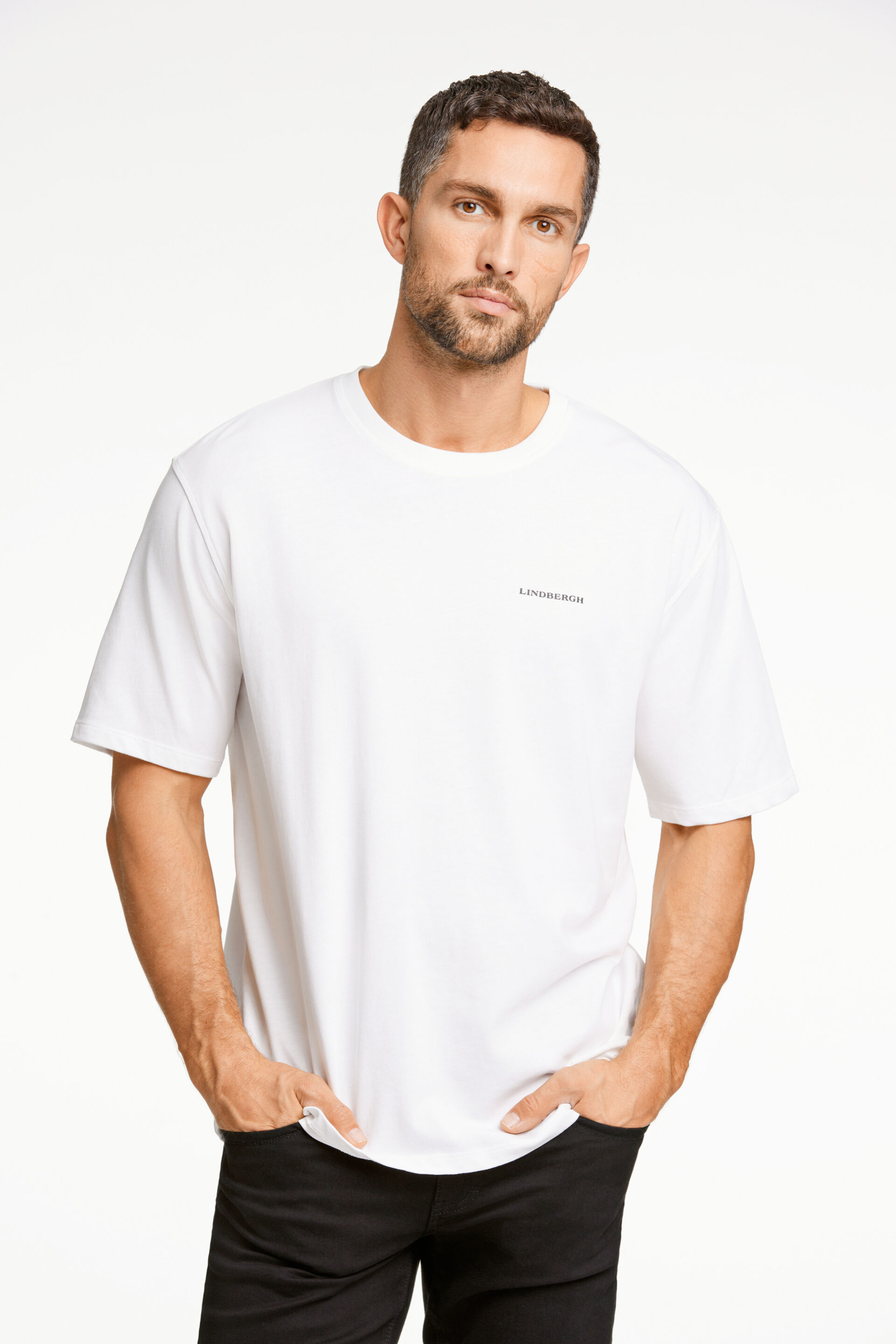 Lindbergh  T-shirt Hvid 30-425019