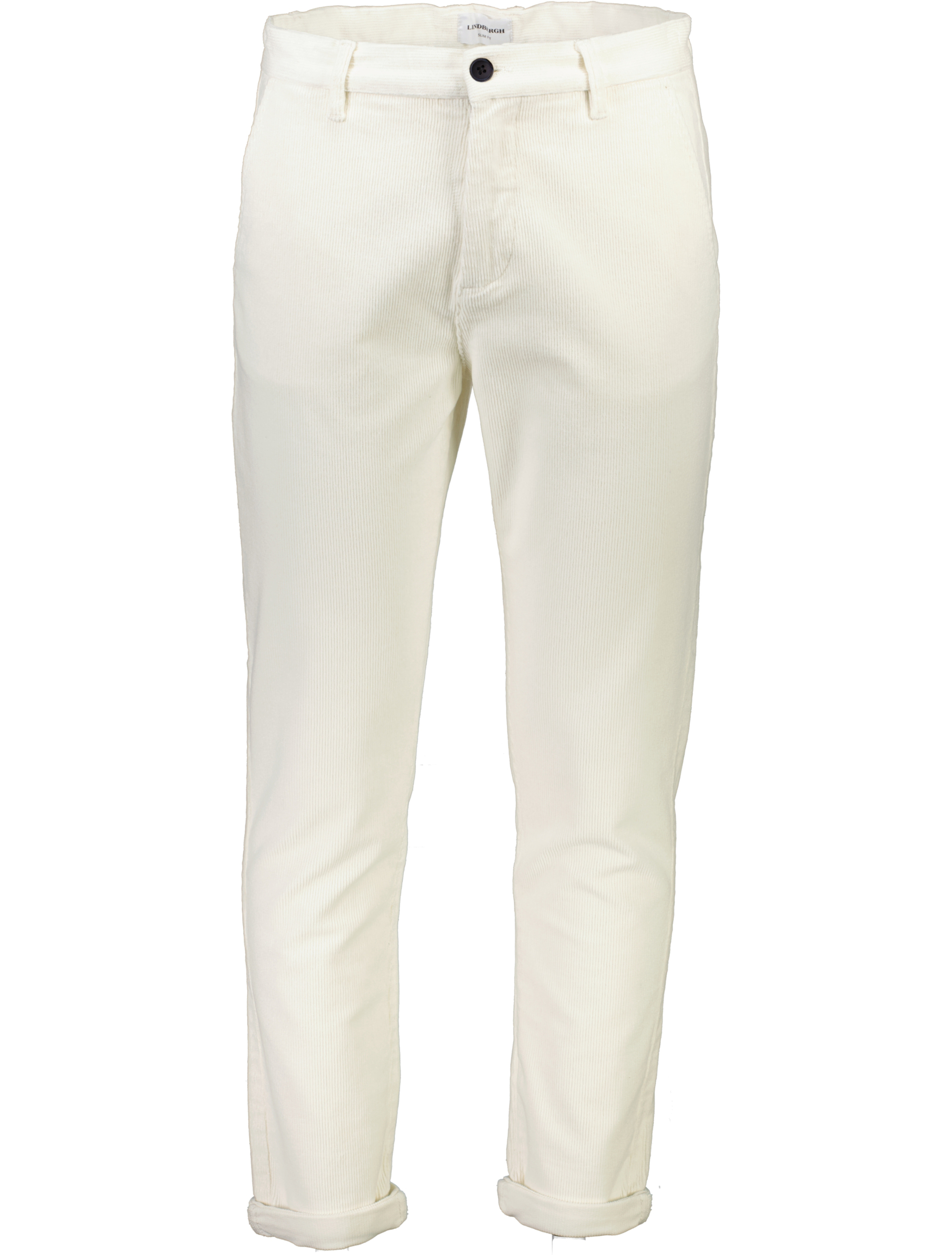 Lindbergh Corduroy trousers white / off white