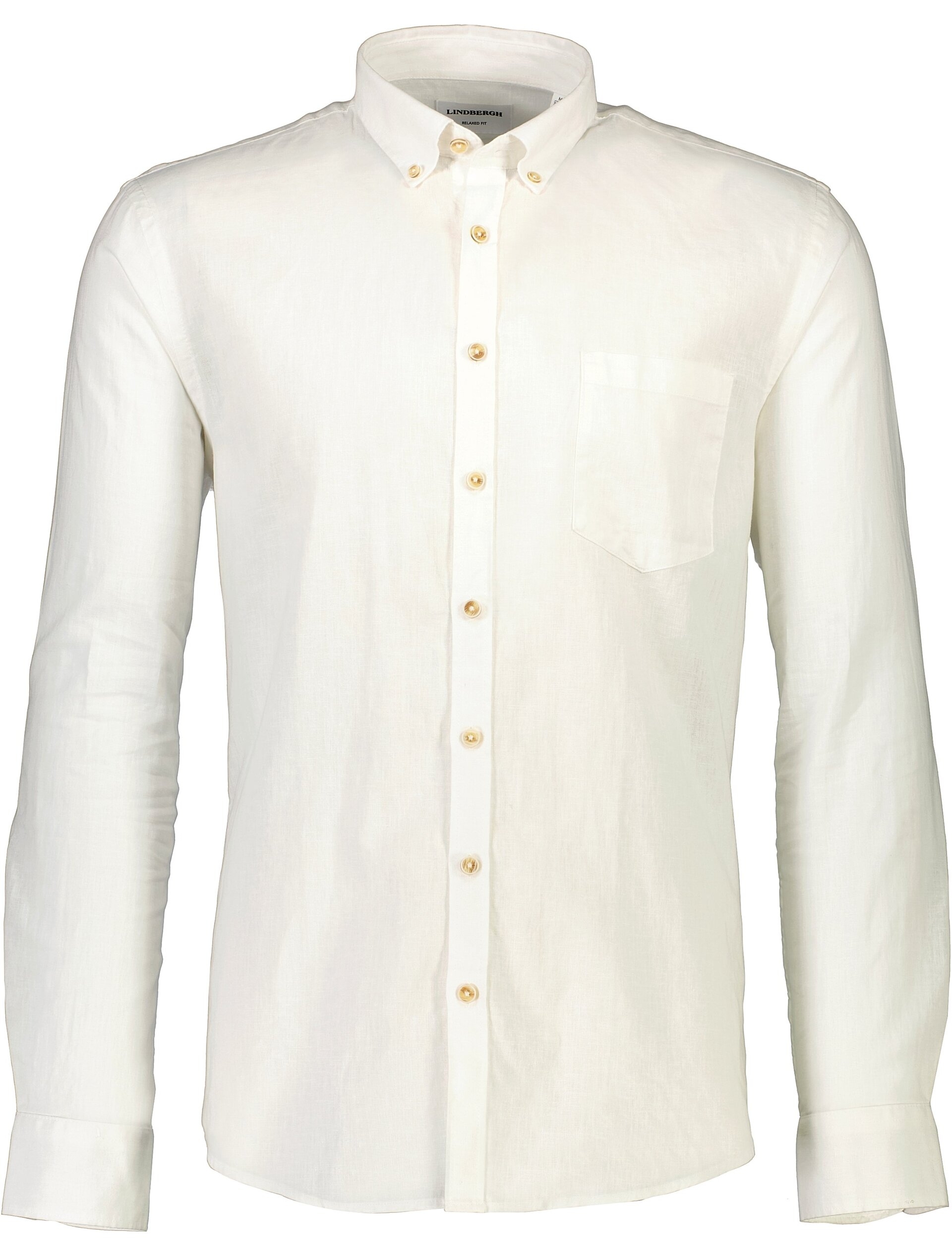 Lindbergh Linnen overhemd wit / white