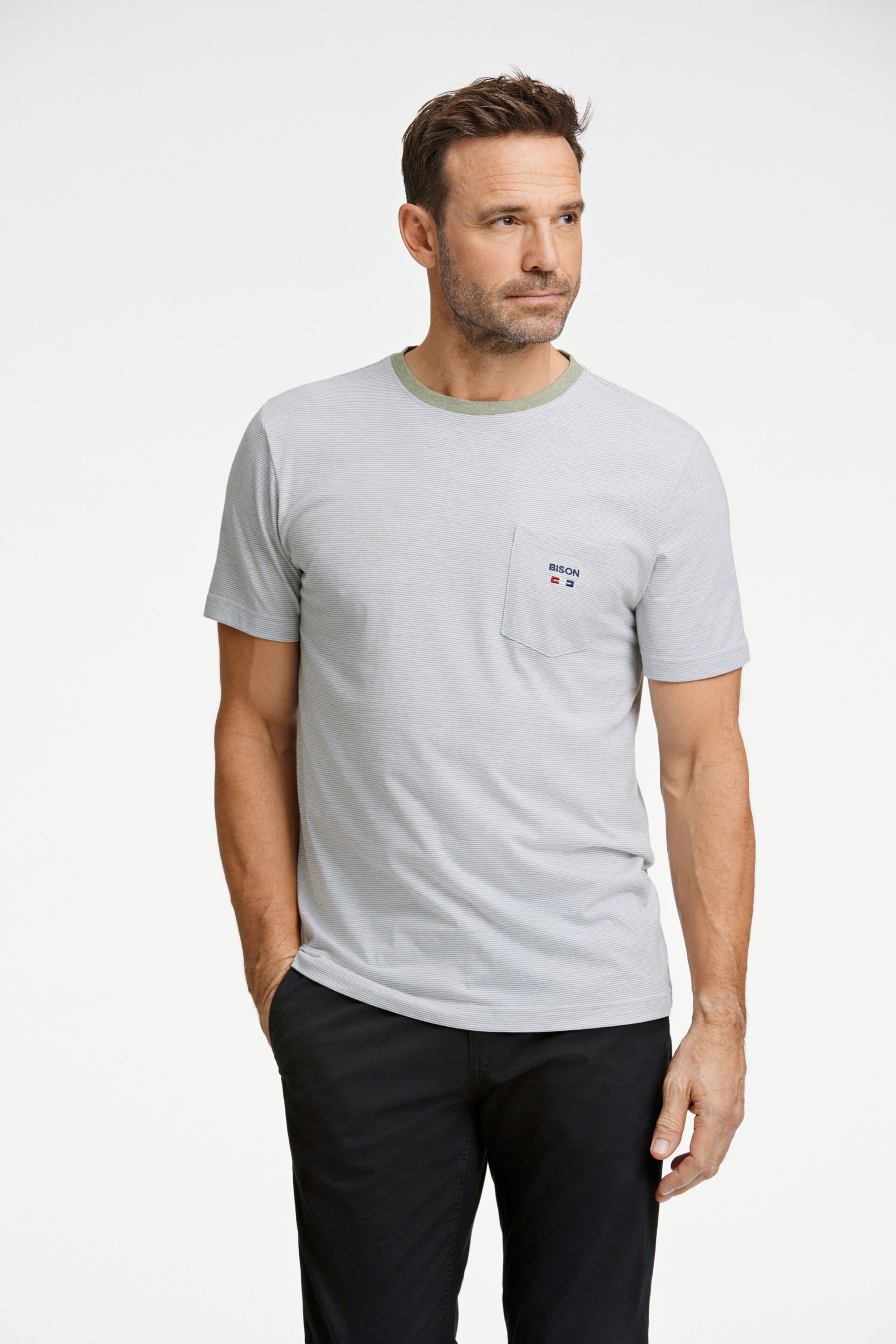 Bison  T-shirt Grön 80-400120