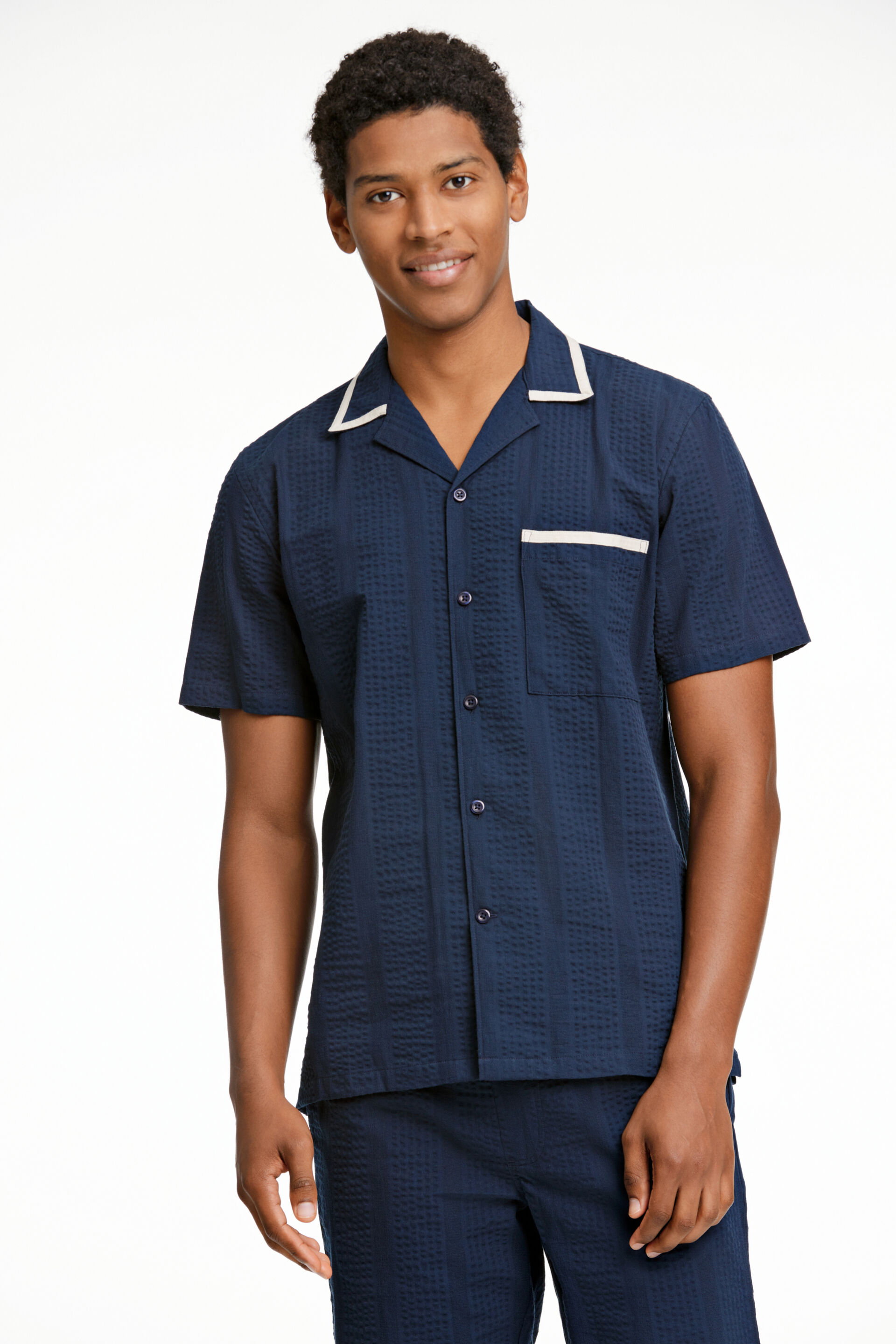 Casual overhemd Casual overhemd Blauw 30-203591