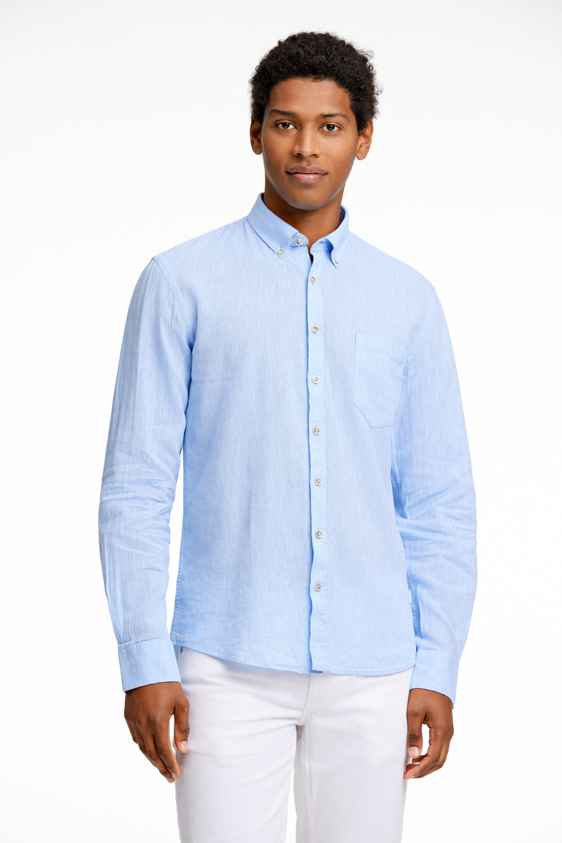 Linen shirt Linen shirt Blue 30-210076