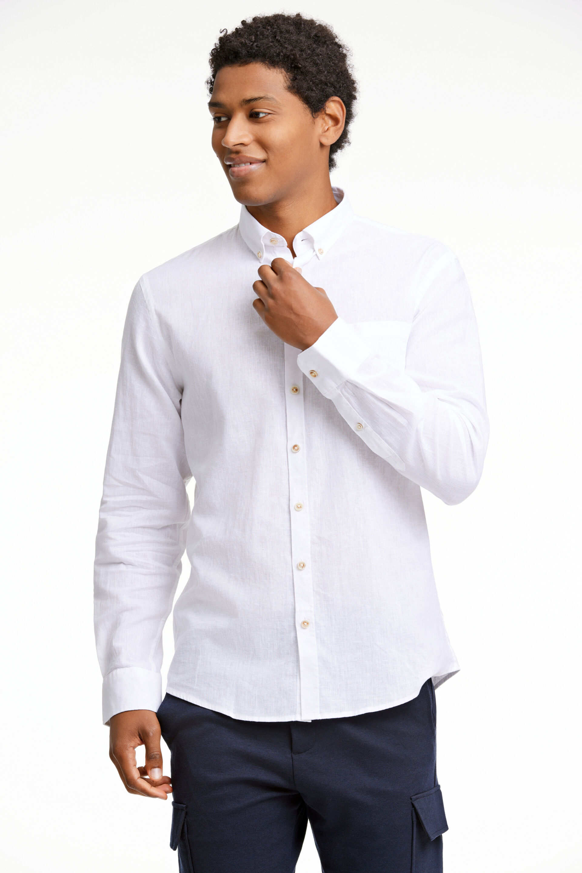 Linen shirt Linen shirt White 30-210076