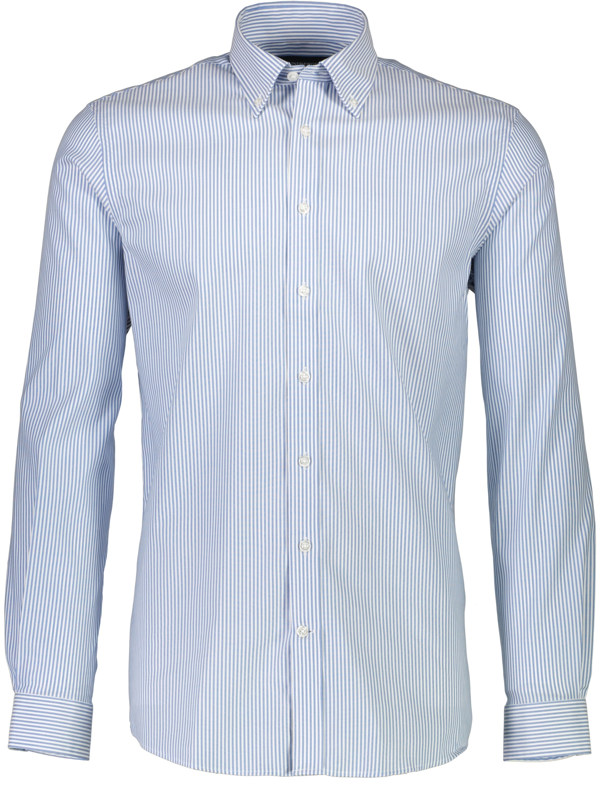 Lindbergh Business casual skjorte blå / light blue stripe