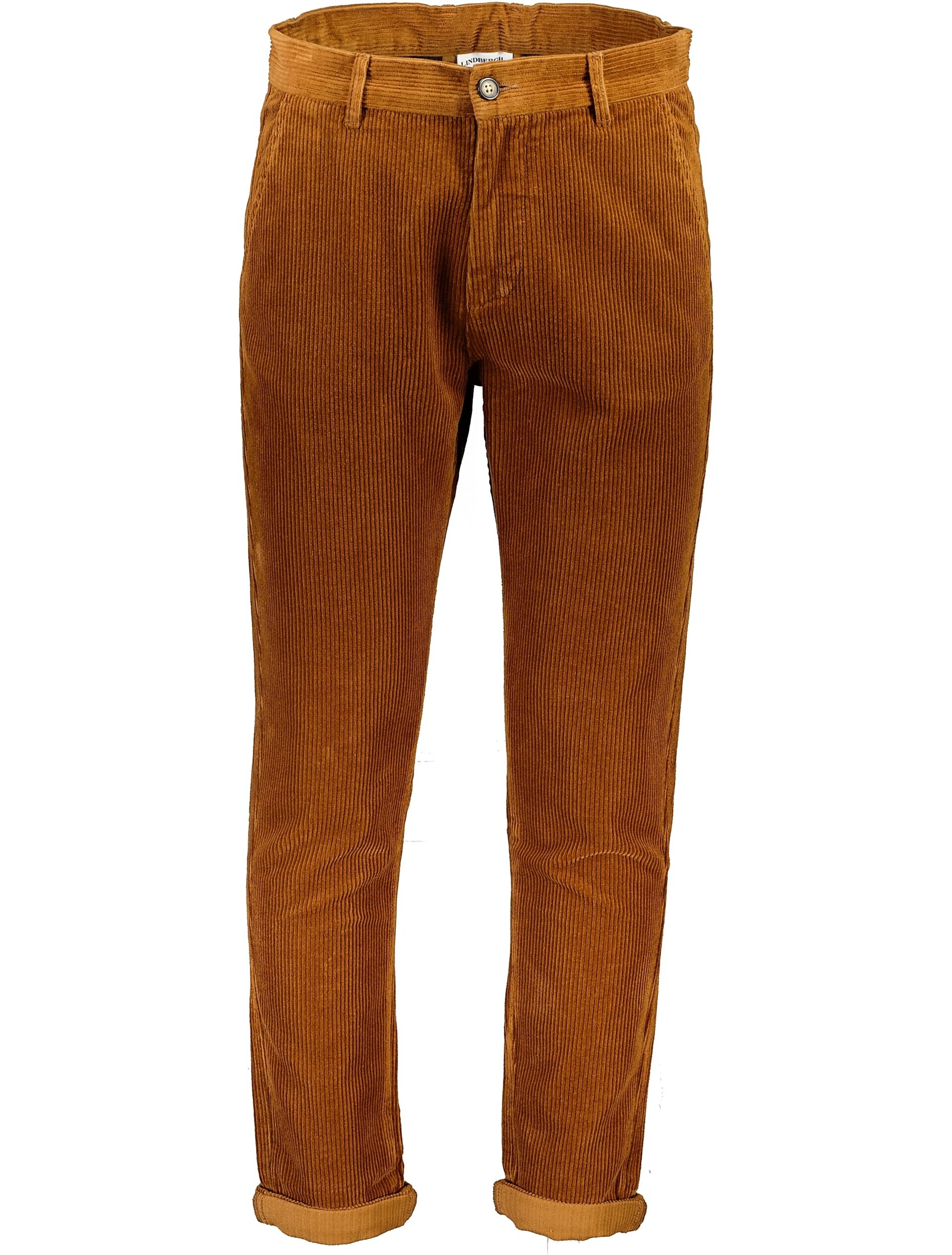 Lindbergh Corduroy trousers brown / dk brown 324