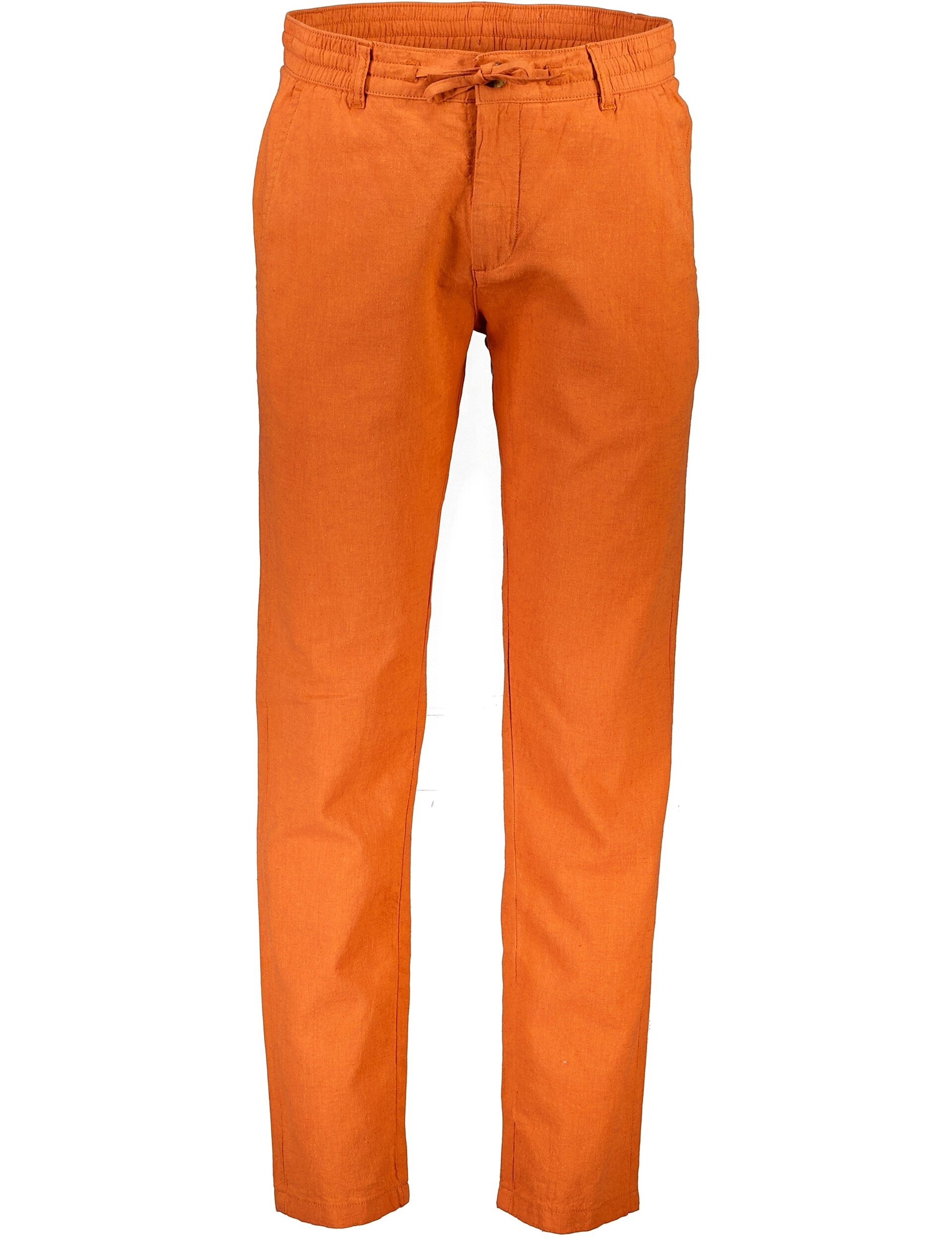 Lindbergh Linnen broek oranje / burnt orange