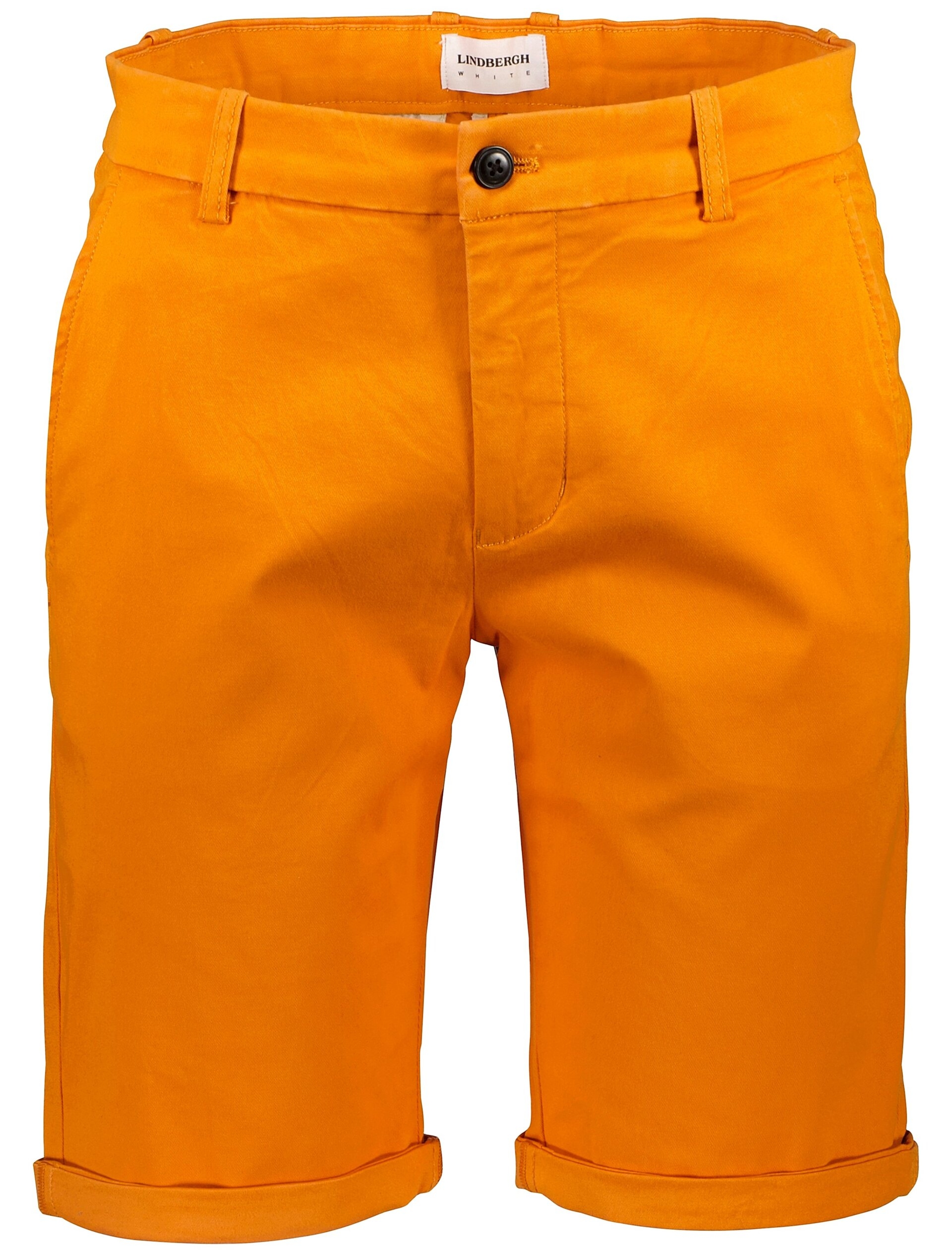 Lindbergh Chino korte broek oranje / burnt orange