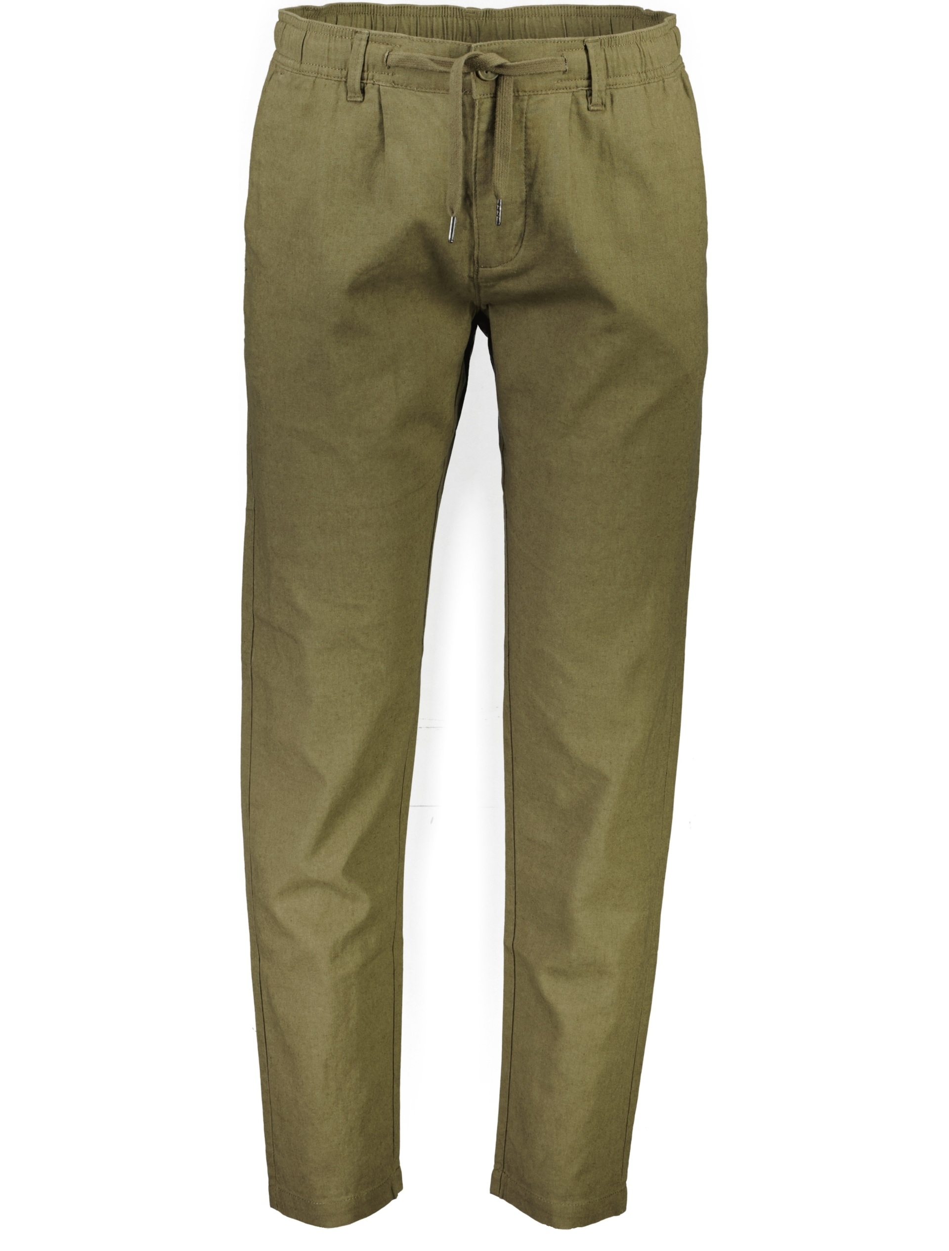 Lindbergh Linen pants green / army