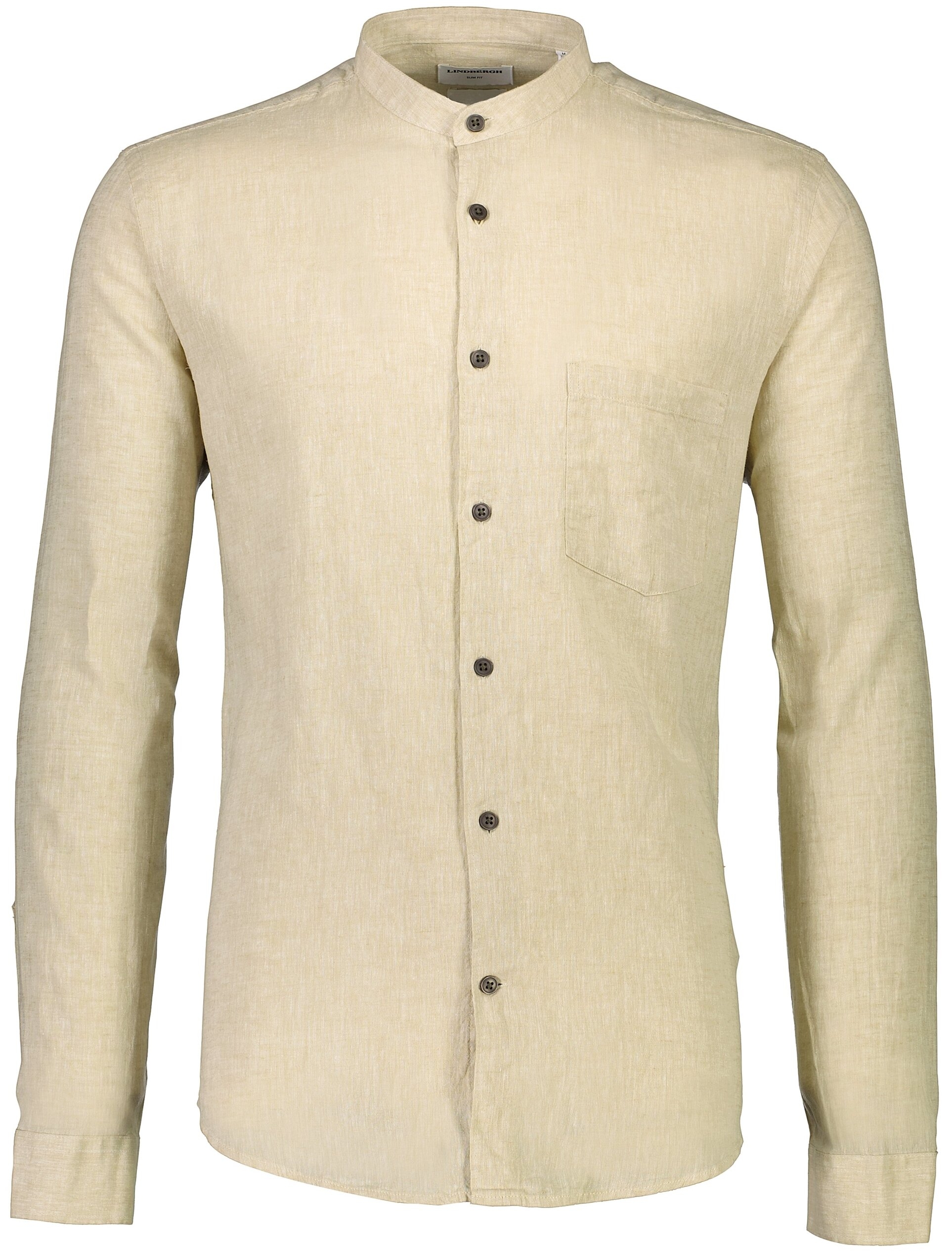 Lindbergh Linen shirt grey / lt stone