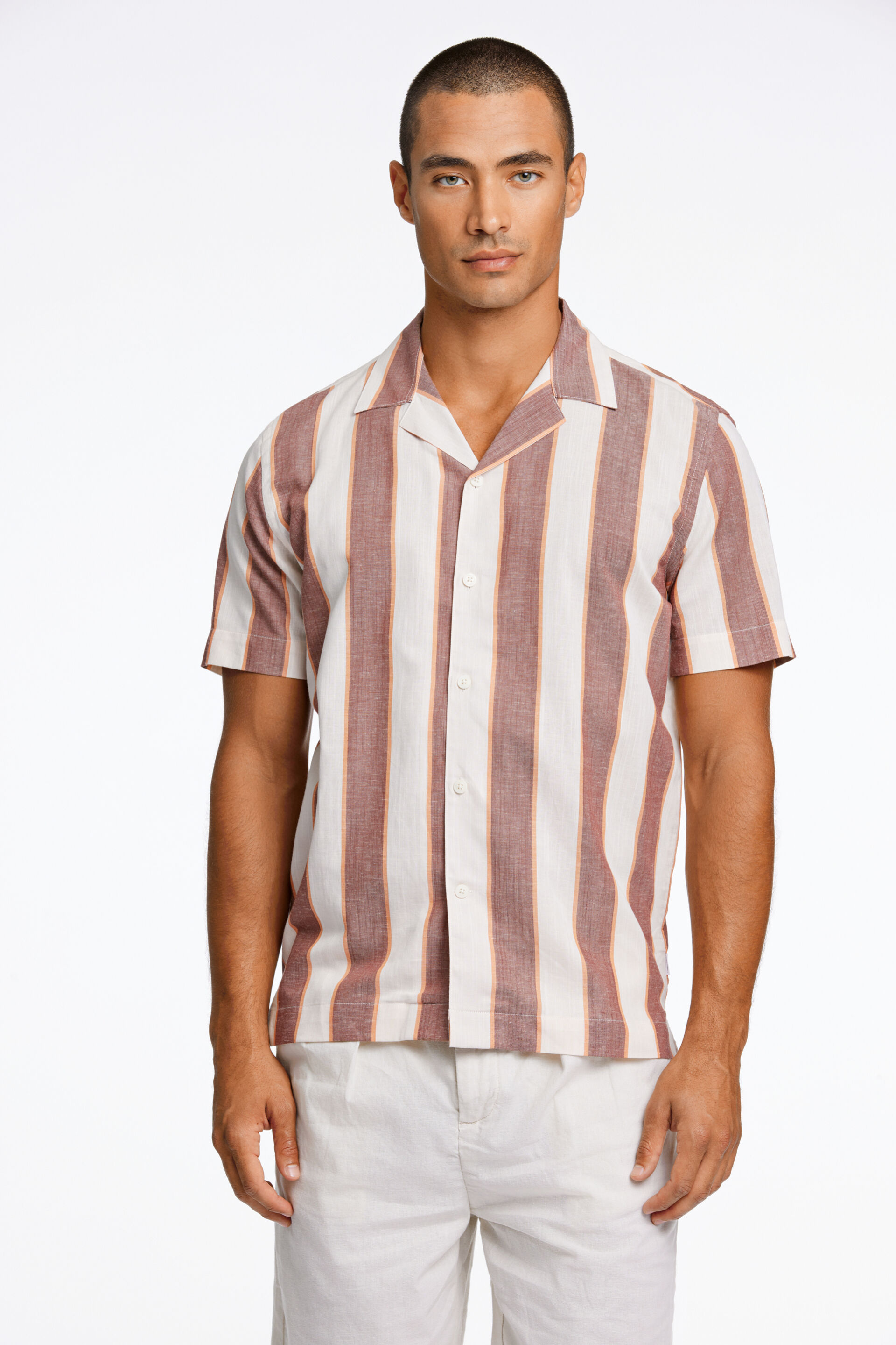 Linen shirt Linen shirt Orange 30-203419