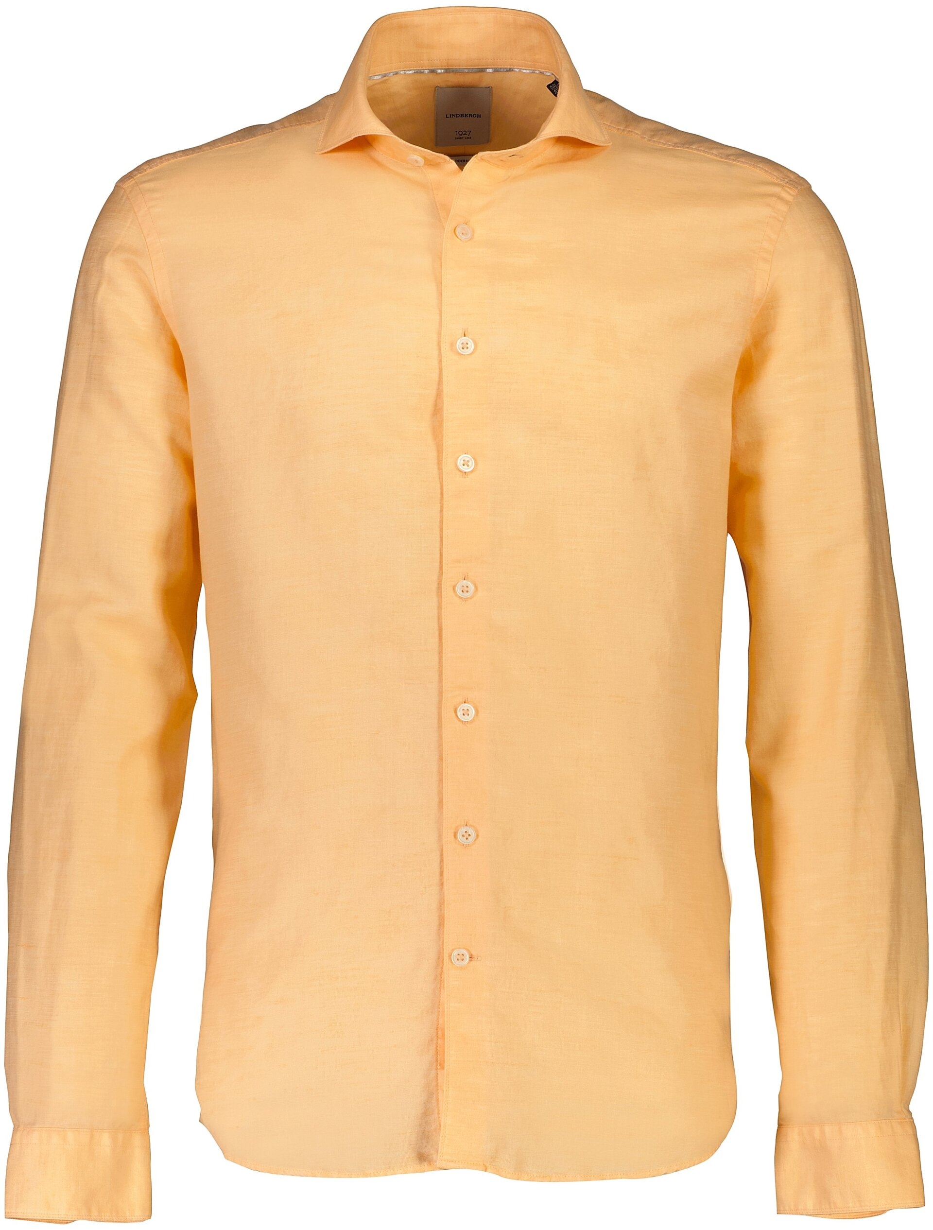 Lindbergh Casual skjorte orange / lt apricot mel