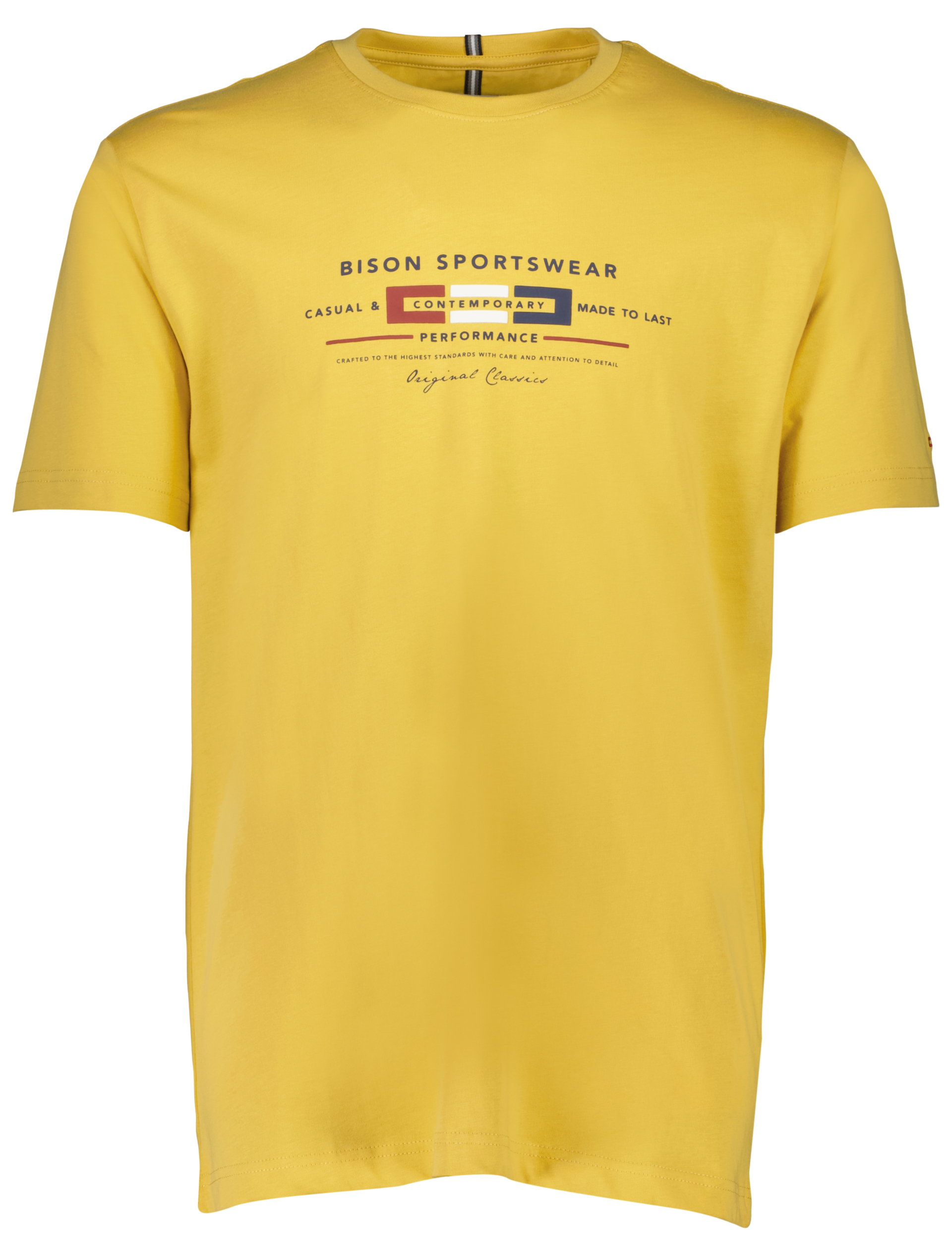 Bison T-shirt gul / yellow