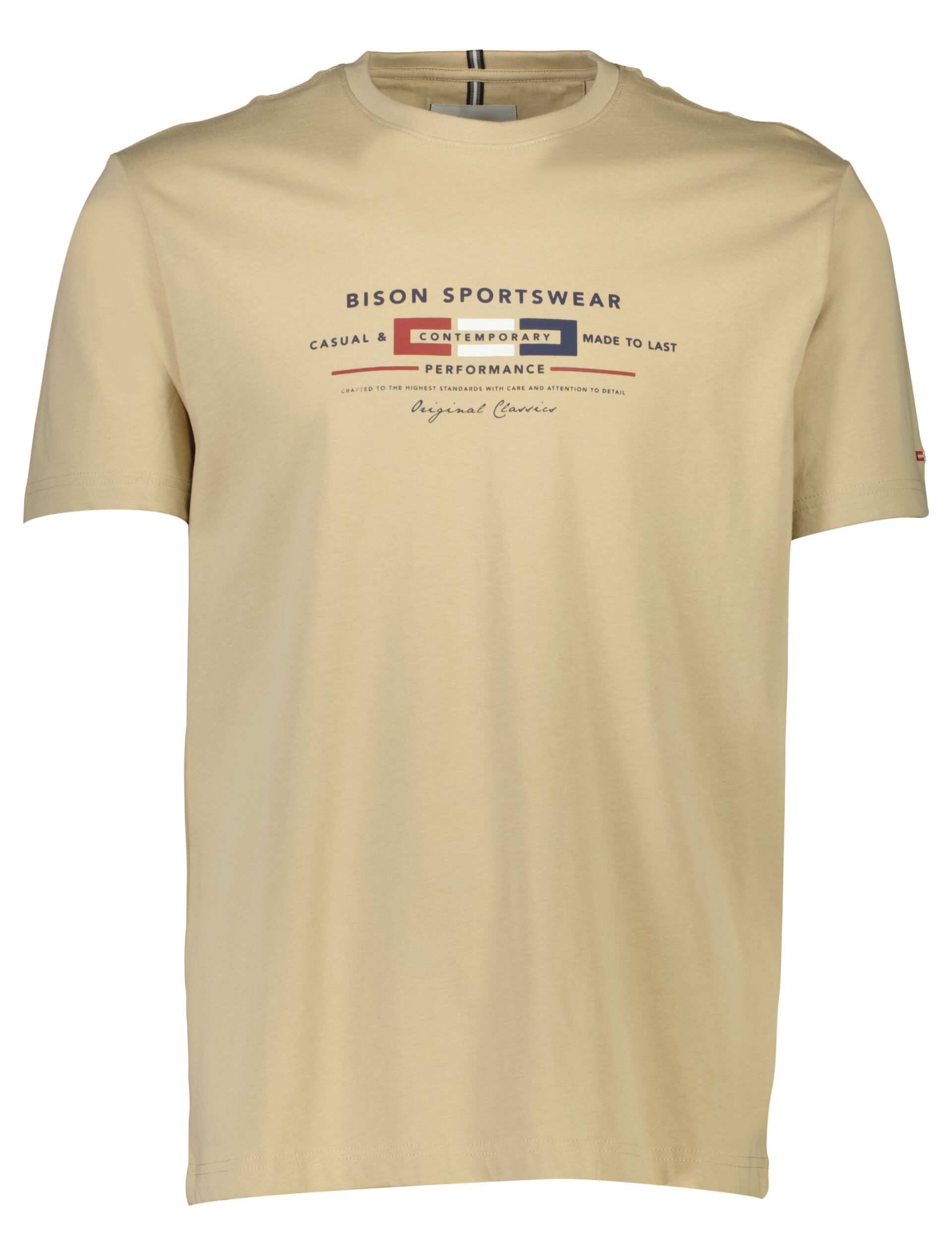 Bison  T-shirt Sand 80-400115APLUS