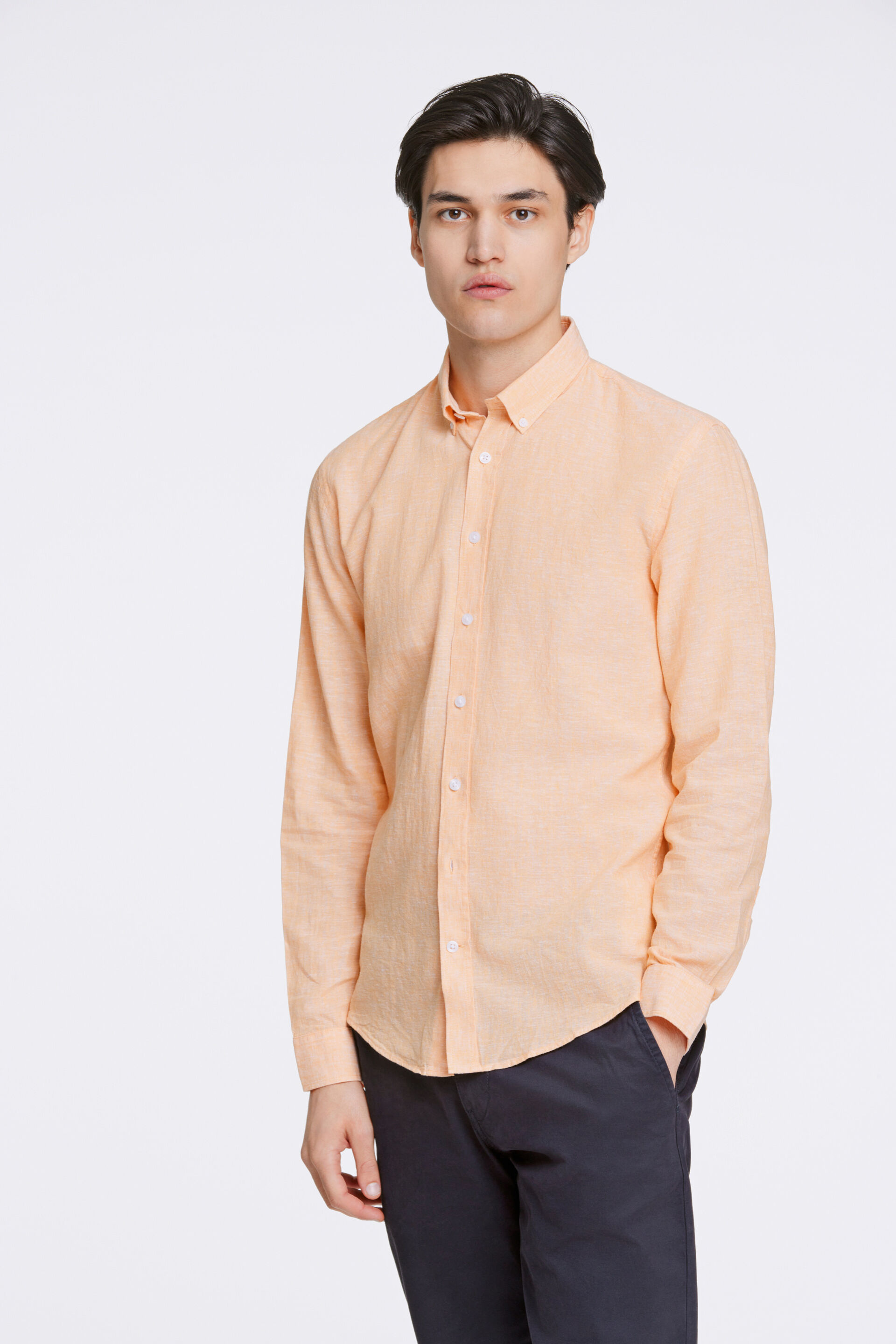 Linen shirt Linen shirt Orange 30-203344