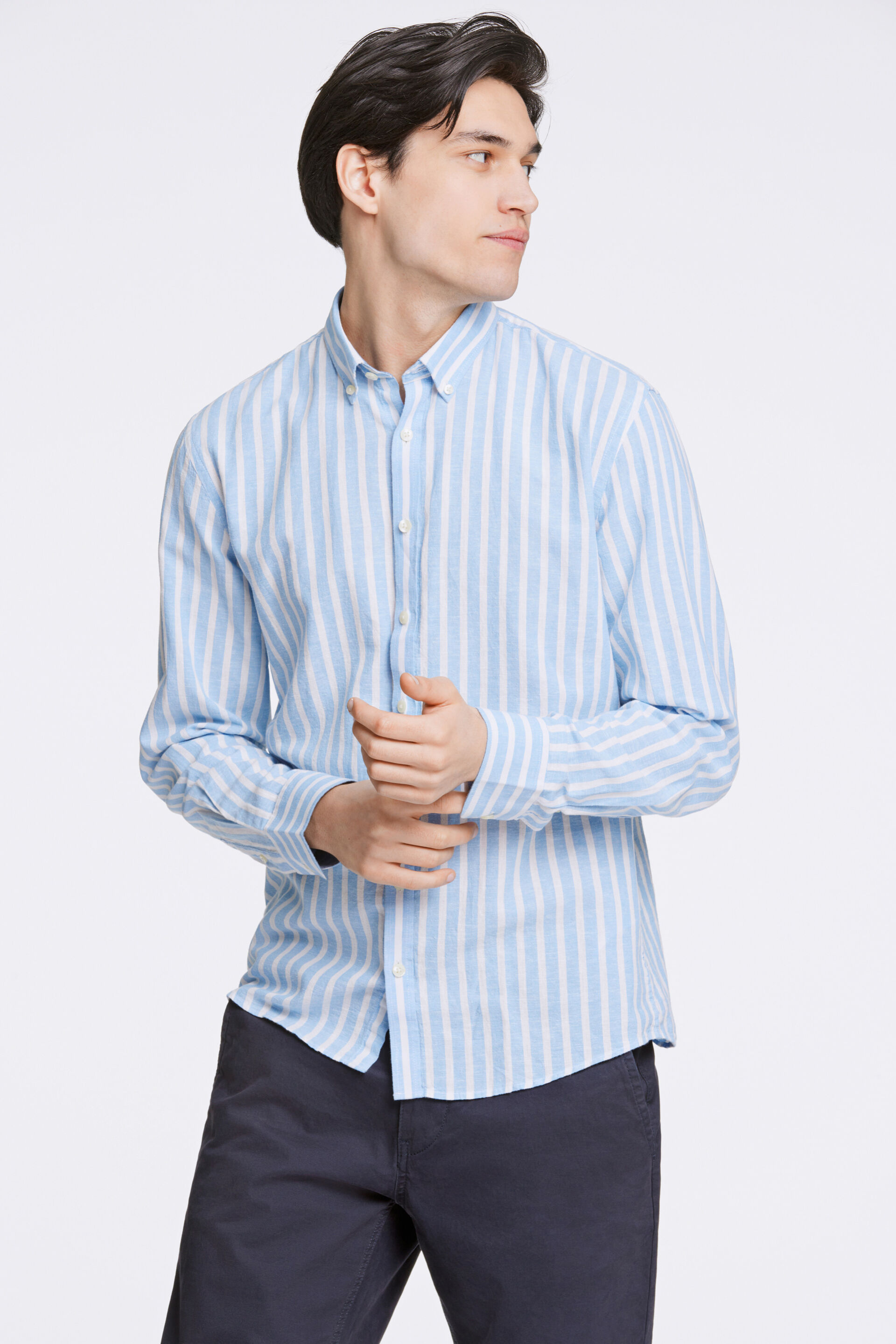 Linen shirt Linen shirt Blue 30-210104