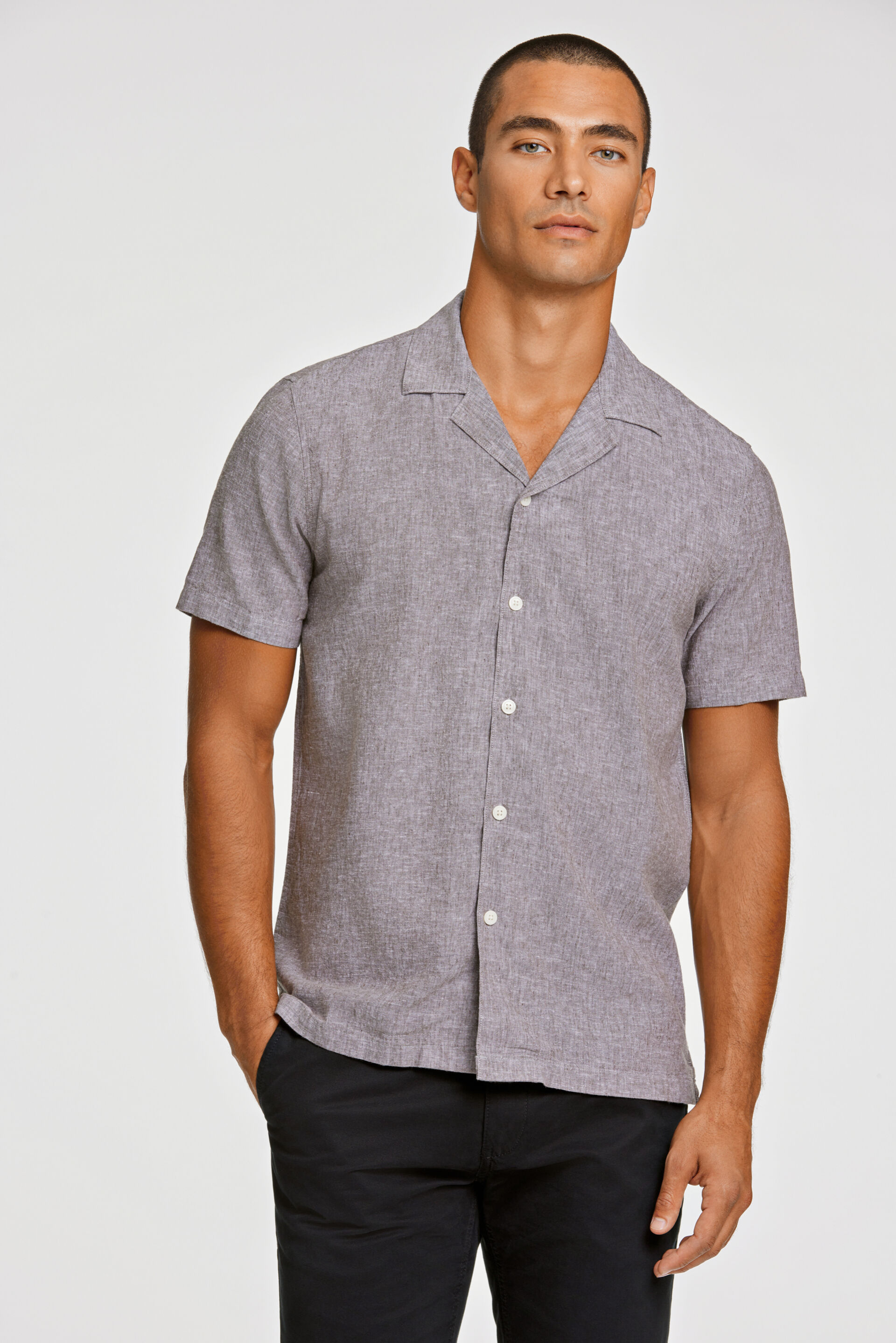 Linen shirt Linen shirt Grey 30-203319