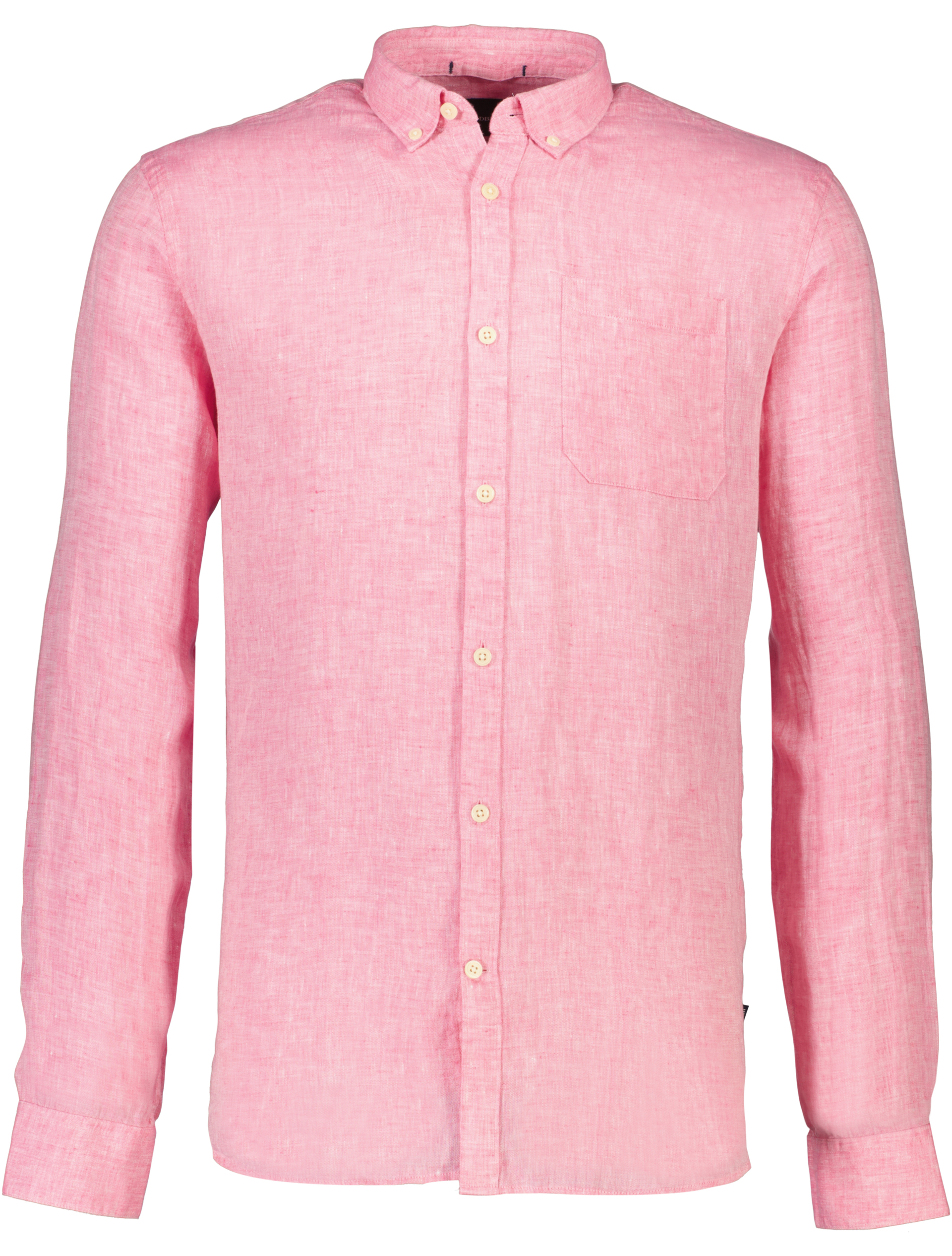 Lindbergh Linen shirt red / pink mel