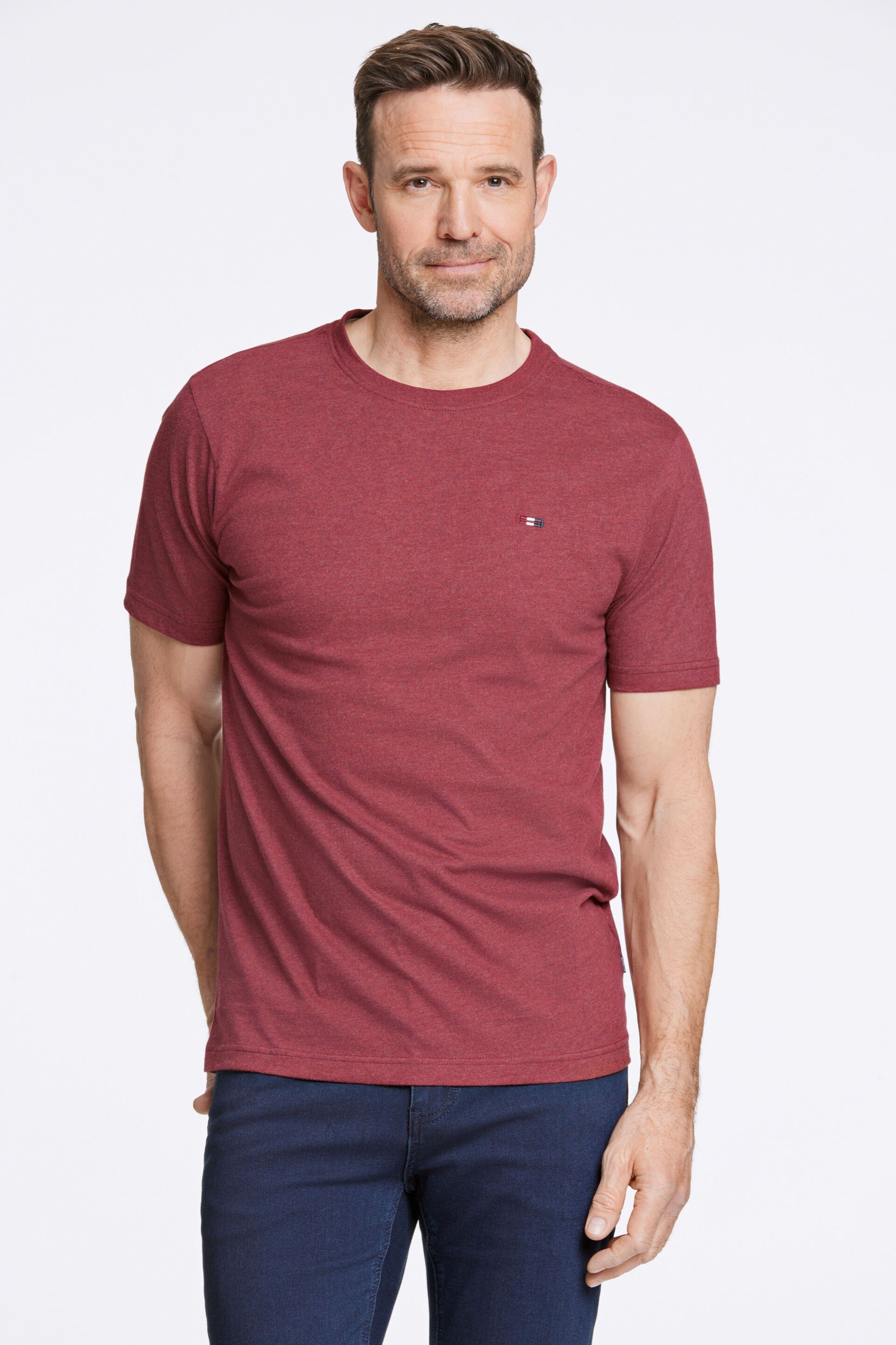 Bison  T-shirt Rød 80-400111A