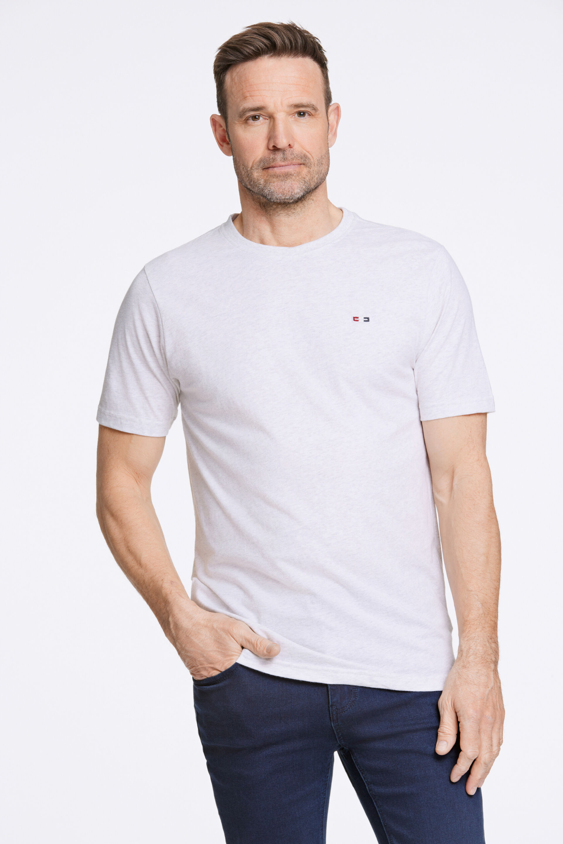 Bison  T-shirt Hvid 80-400111A