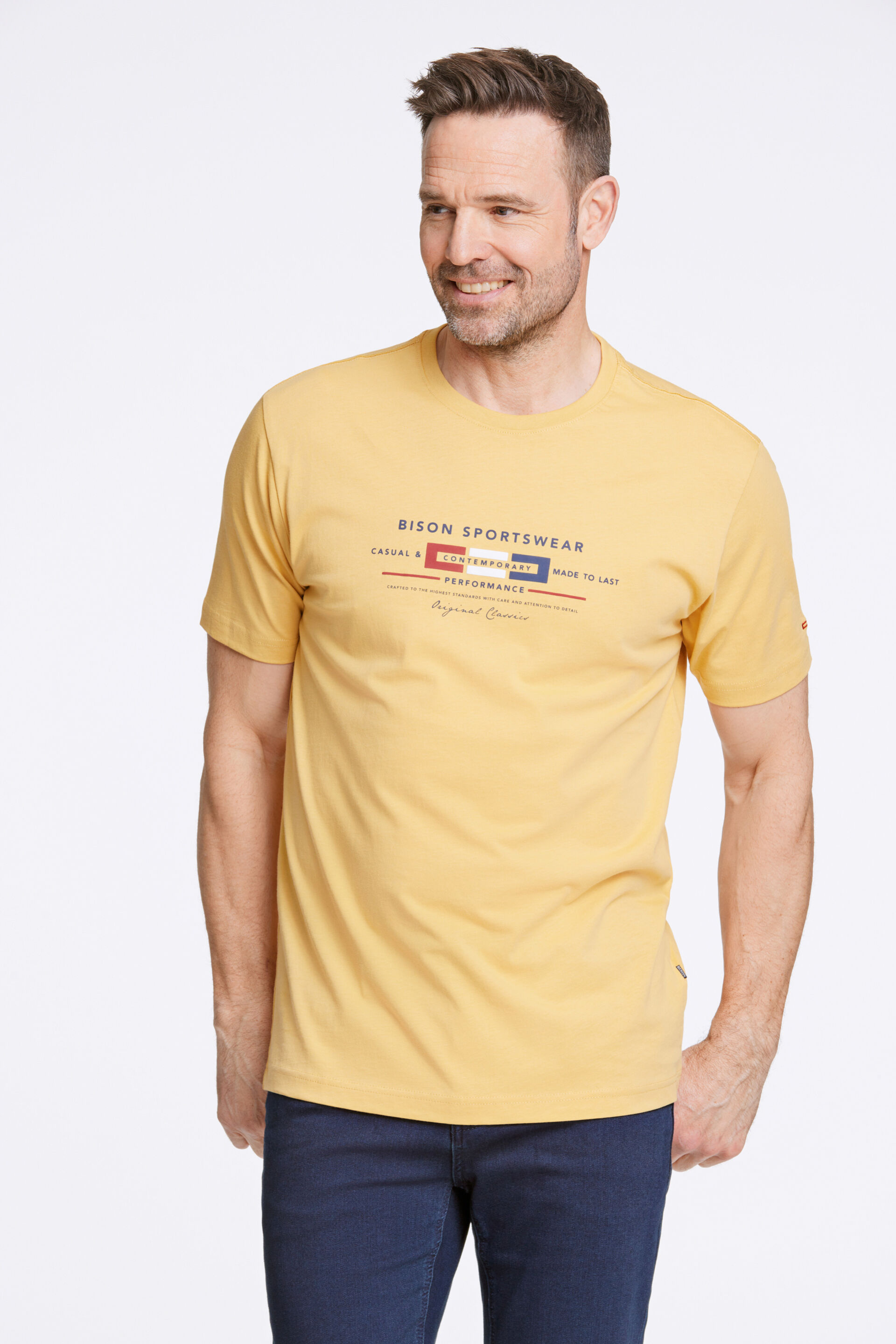 Bison  T-shirt Gul 80-400115A