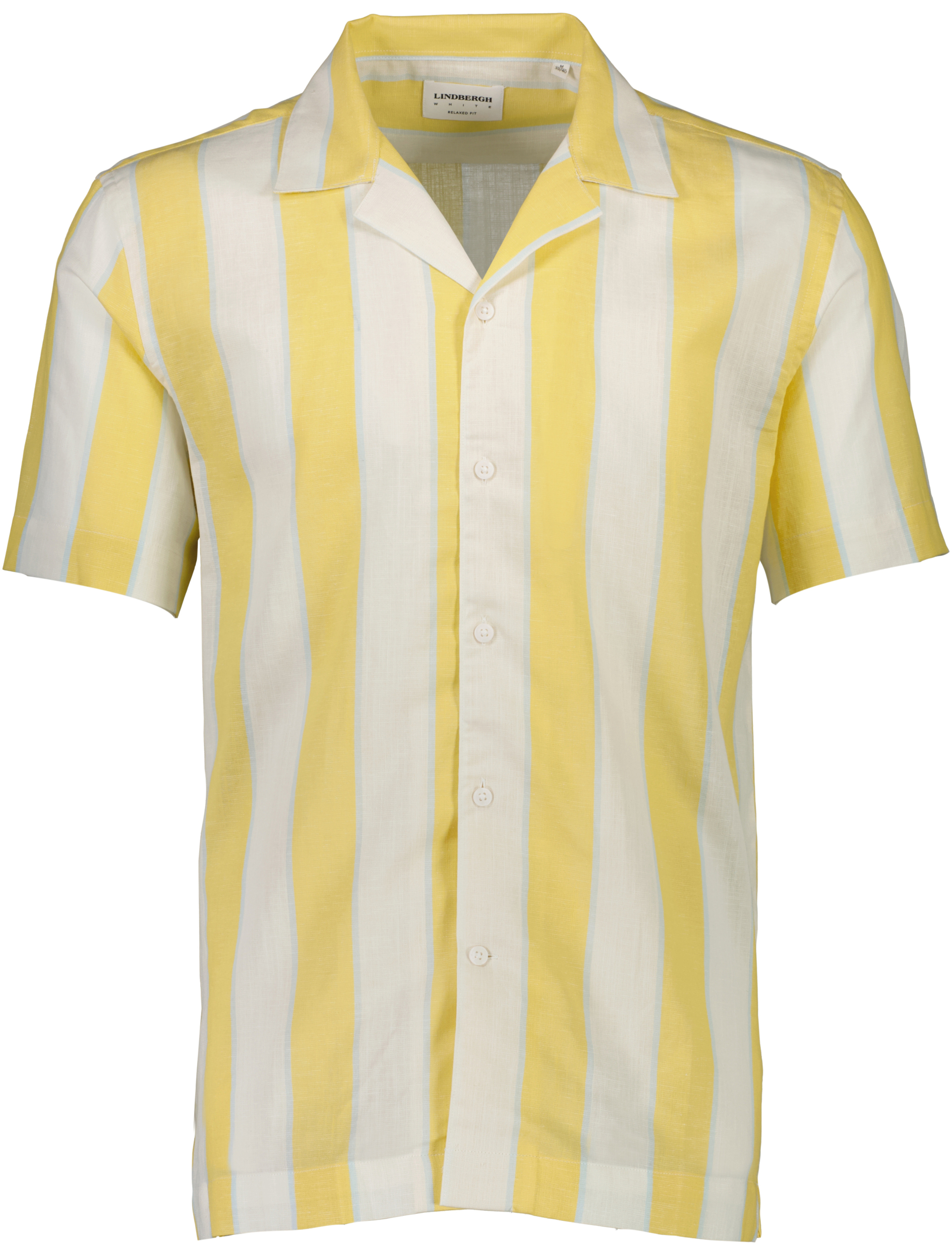 Lindbergh Linen shirt yellow / yellow