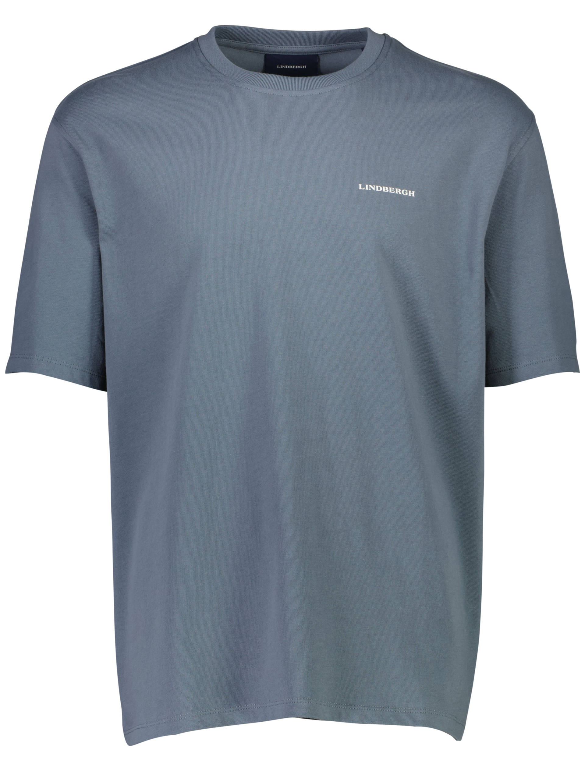 Lindbergh T-shirt blauw / blue grey